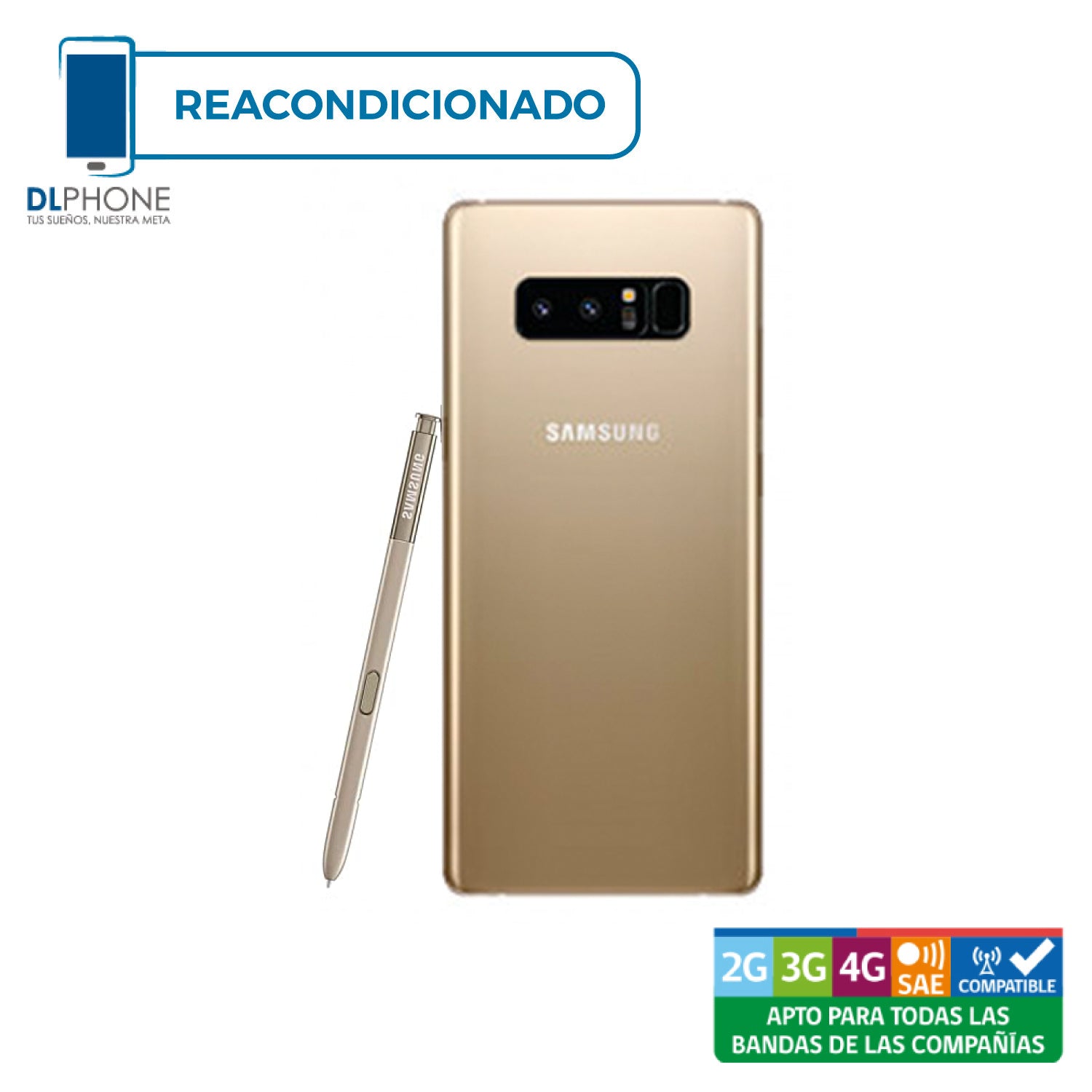 Samsung Galaxy Note 8 64GB Dorado Reacondicionado