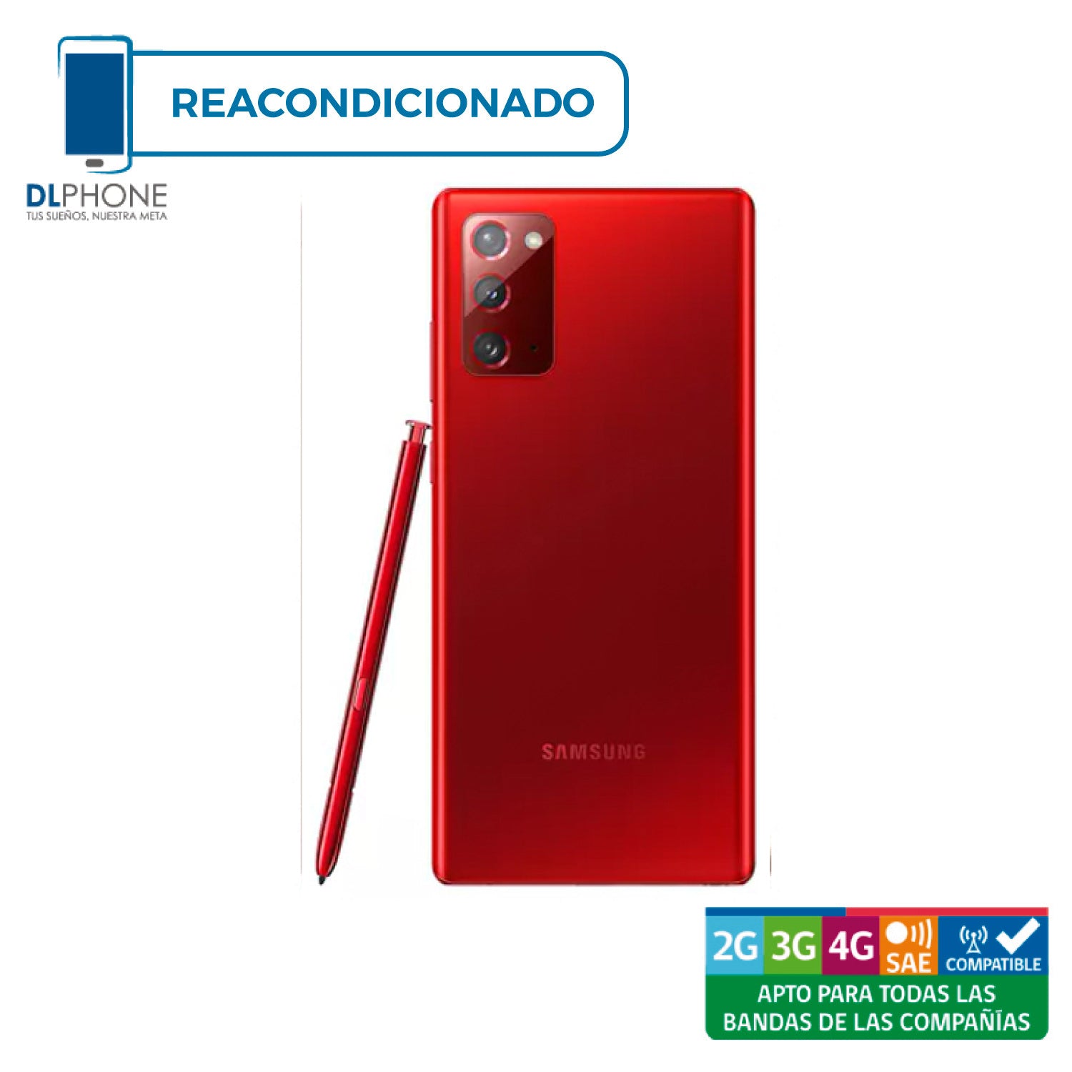 Samsung Galaxy Note 20 128GB Rojo Reacondicionado