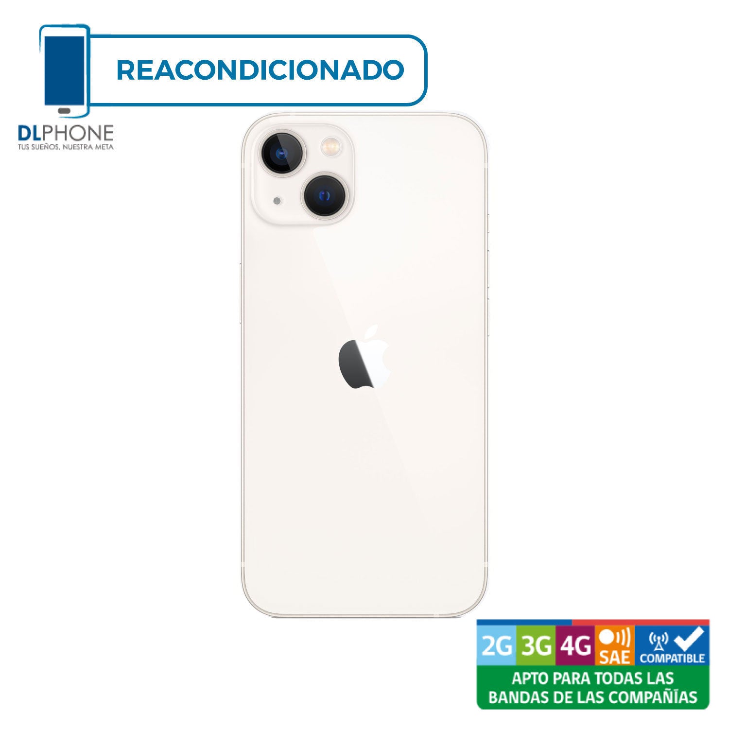 iPhone 13 128GB Blanco Reacondicionado