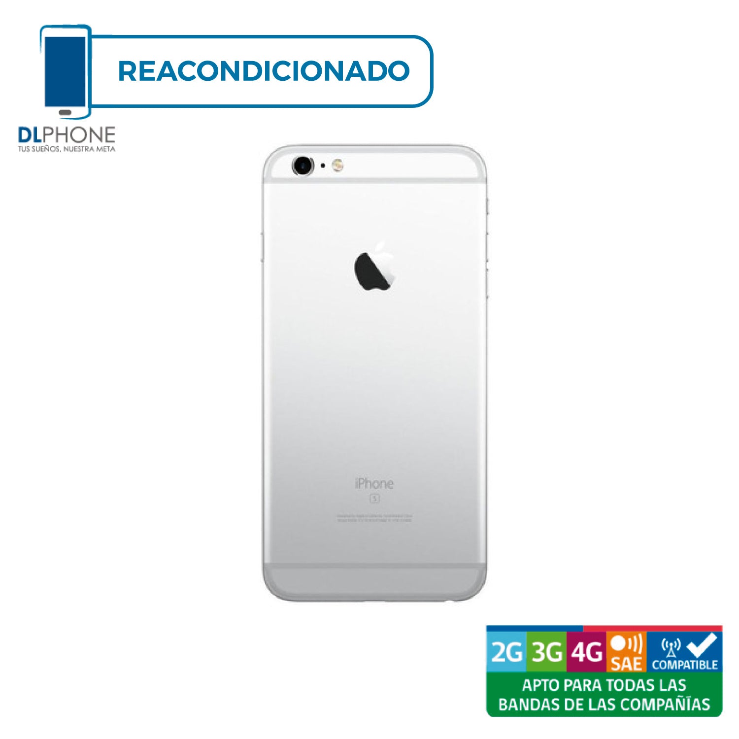 iPhone 6S Plus 128GB Plata Reacondicionado