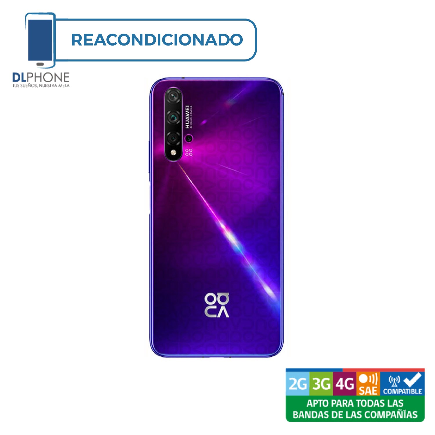 Huawei Nova 5t 128GB Violeta Reacondicionado