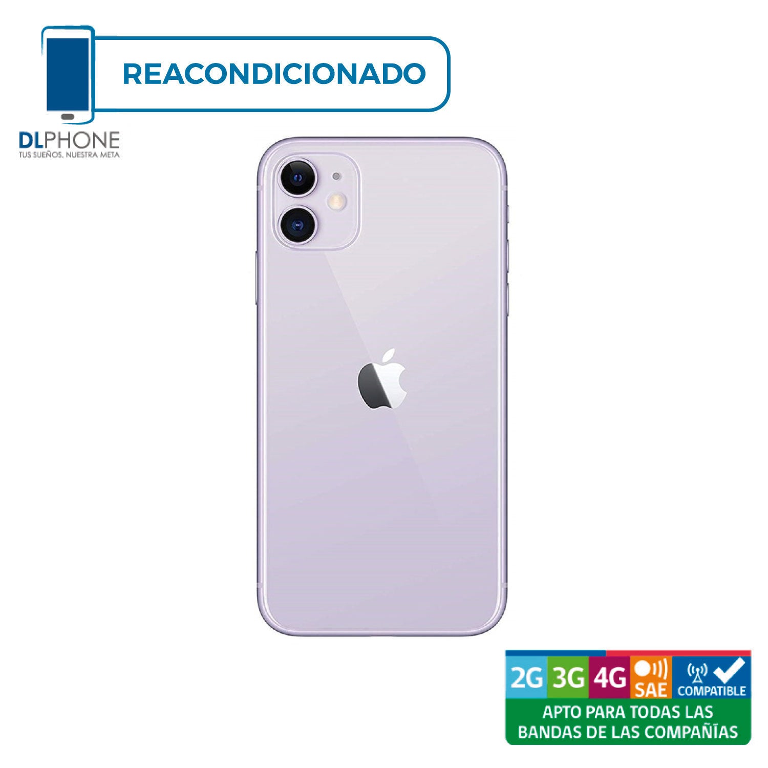 iPhone 11 128GB Violeta Reacondicionado – DLphone Chile