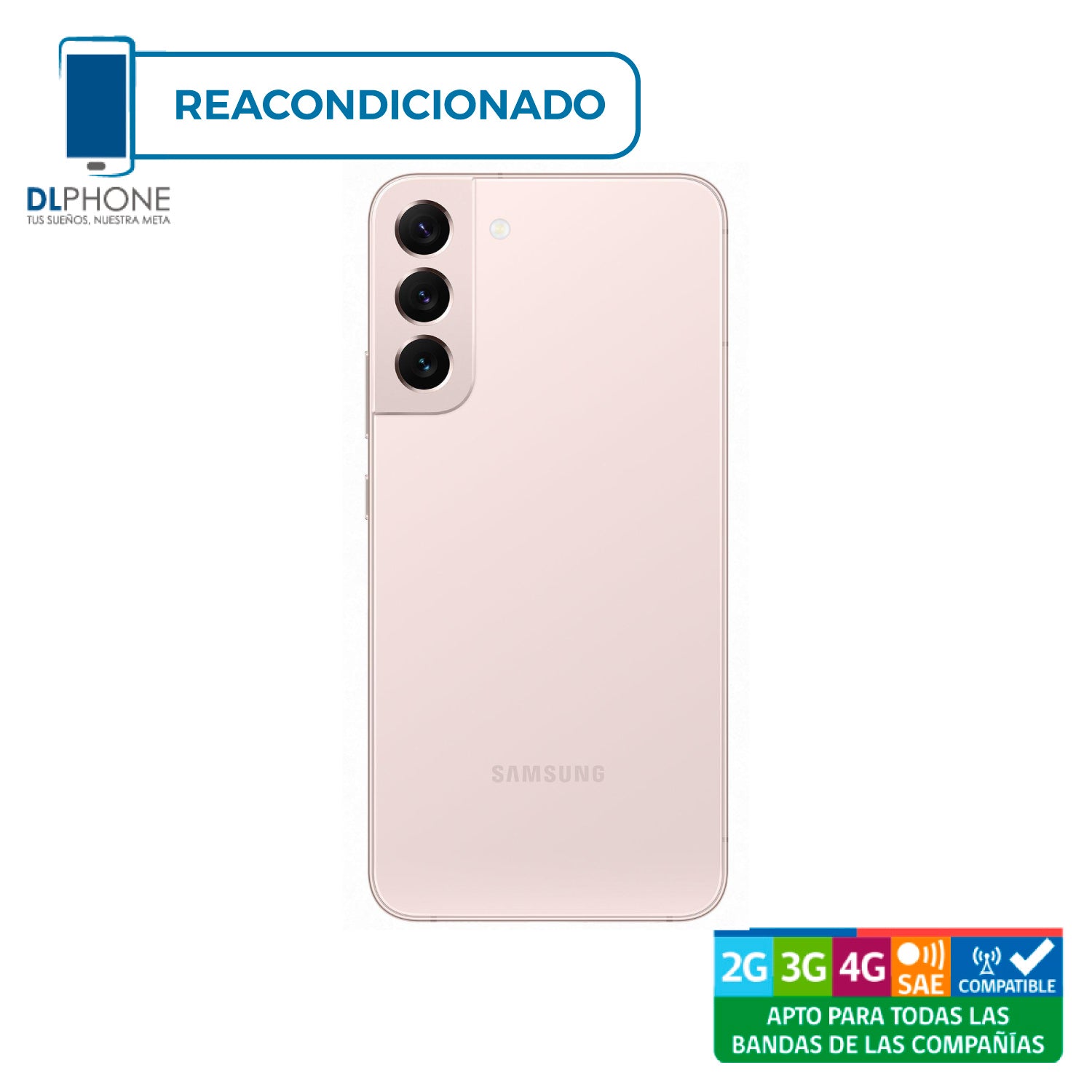 Samsung Galaxy S22 Plus 128GB Rosado Reacondicionado