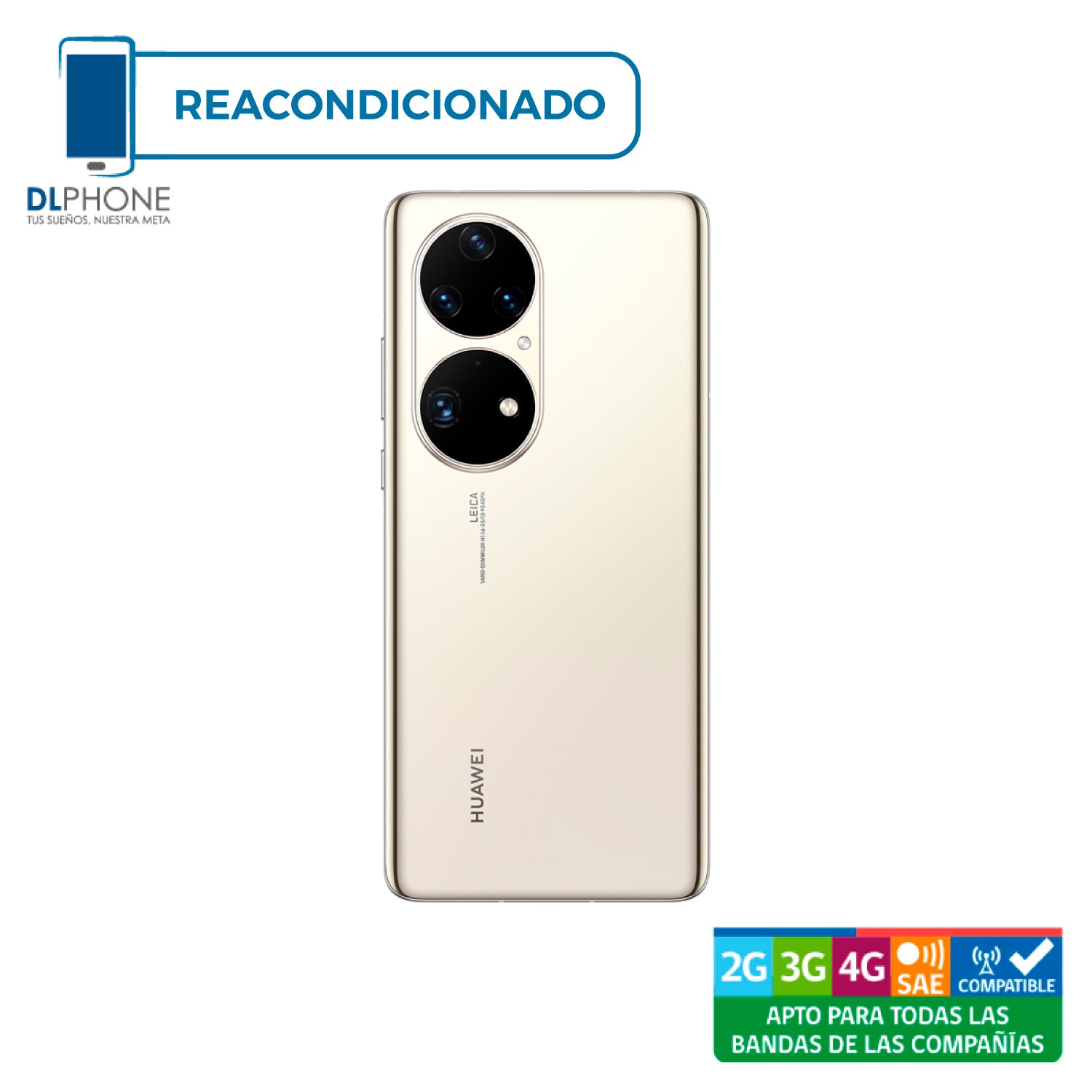 Huawei P50 Pro 256GB Dorado Reacondicionado
