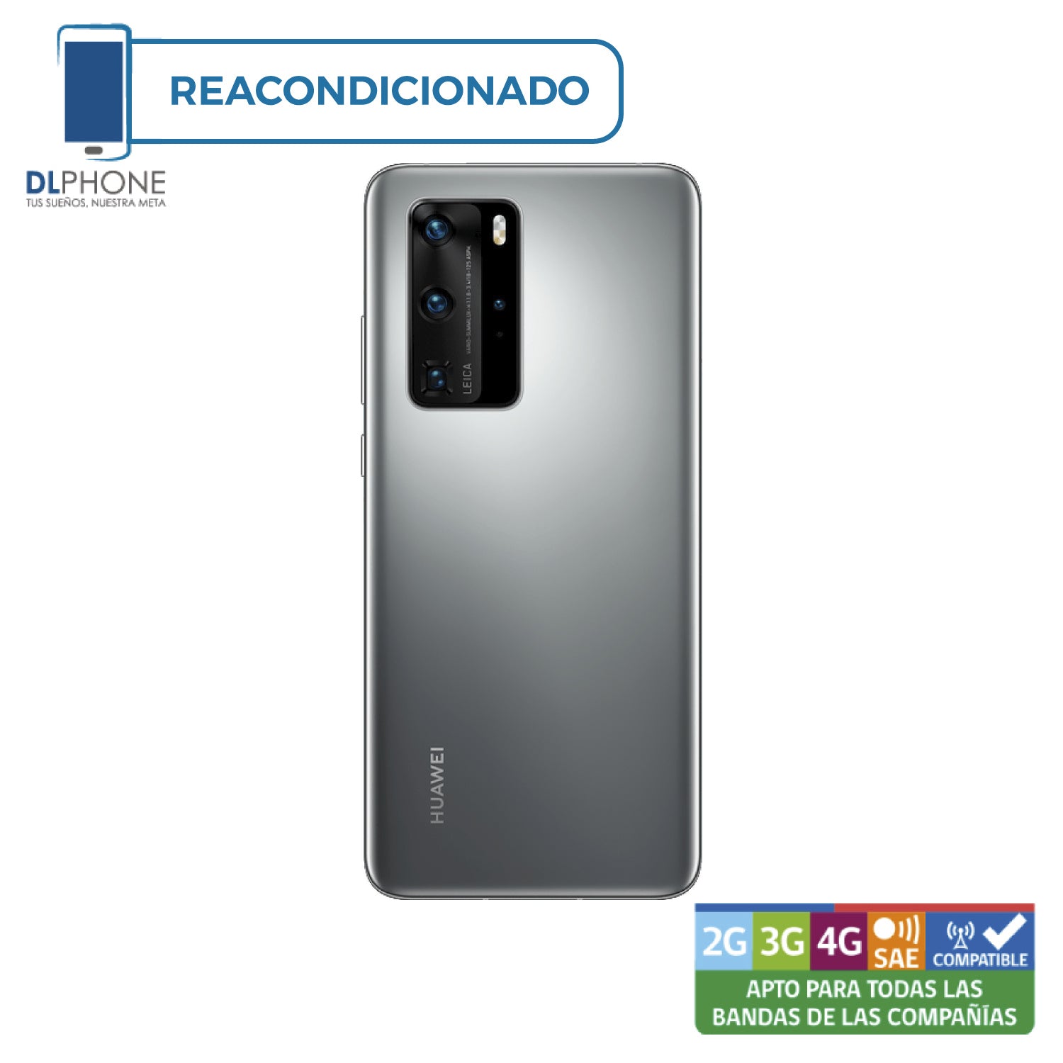 Huawei P40 128GB Plata Reacondicionado