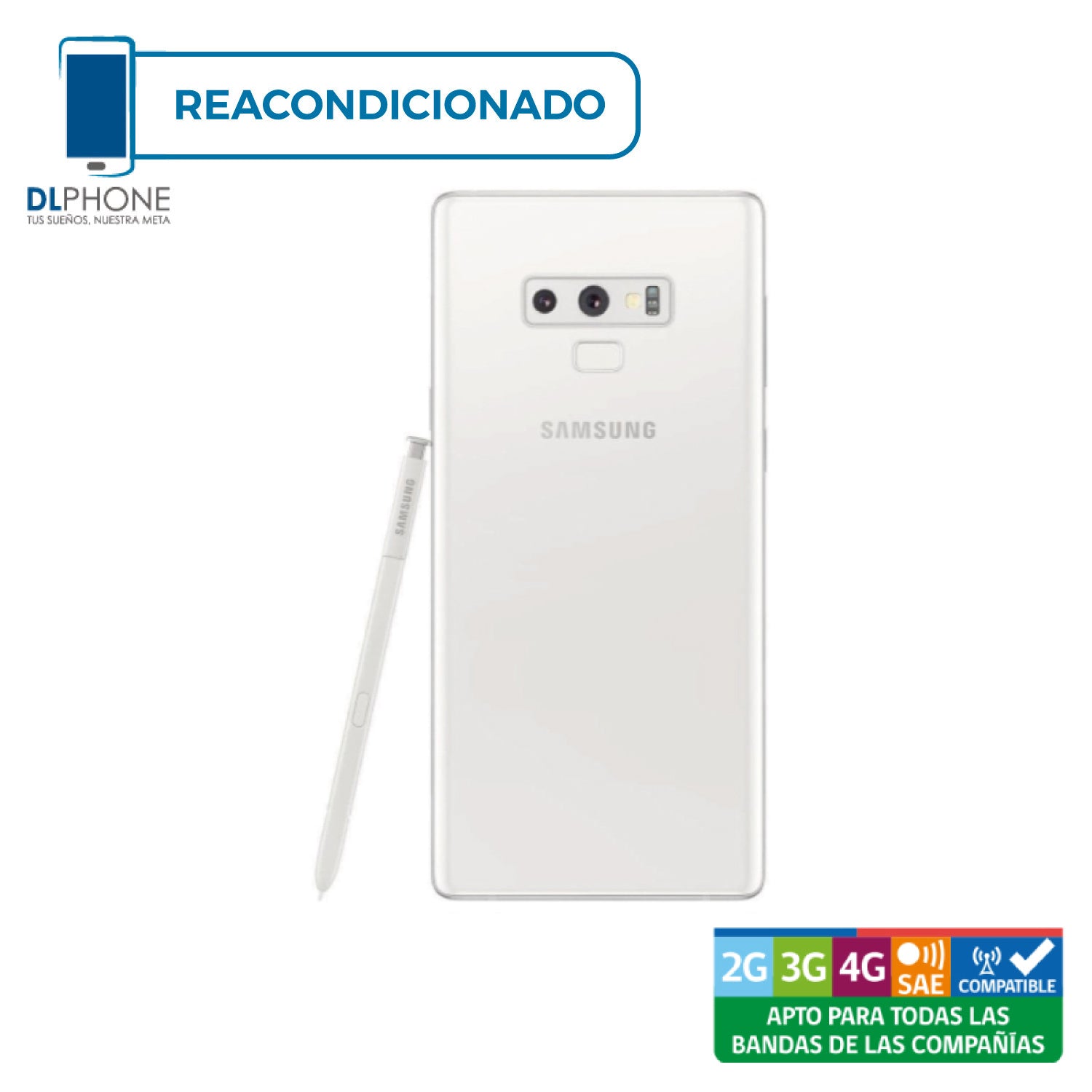 Samsung Galaxy Note 9 512GB Blanco Reacondicionado – DLphone Chile