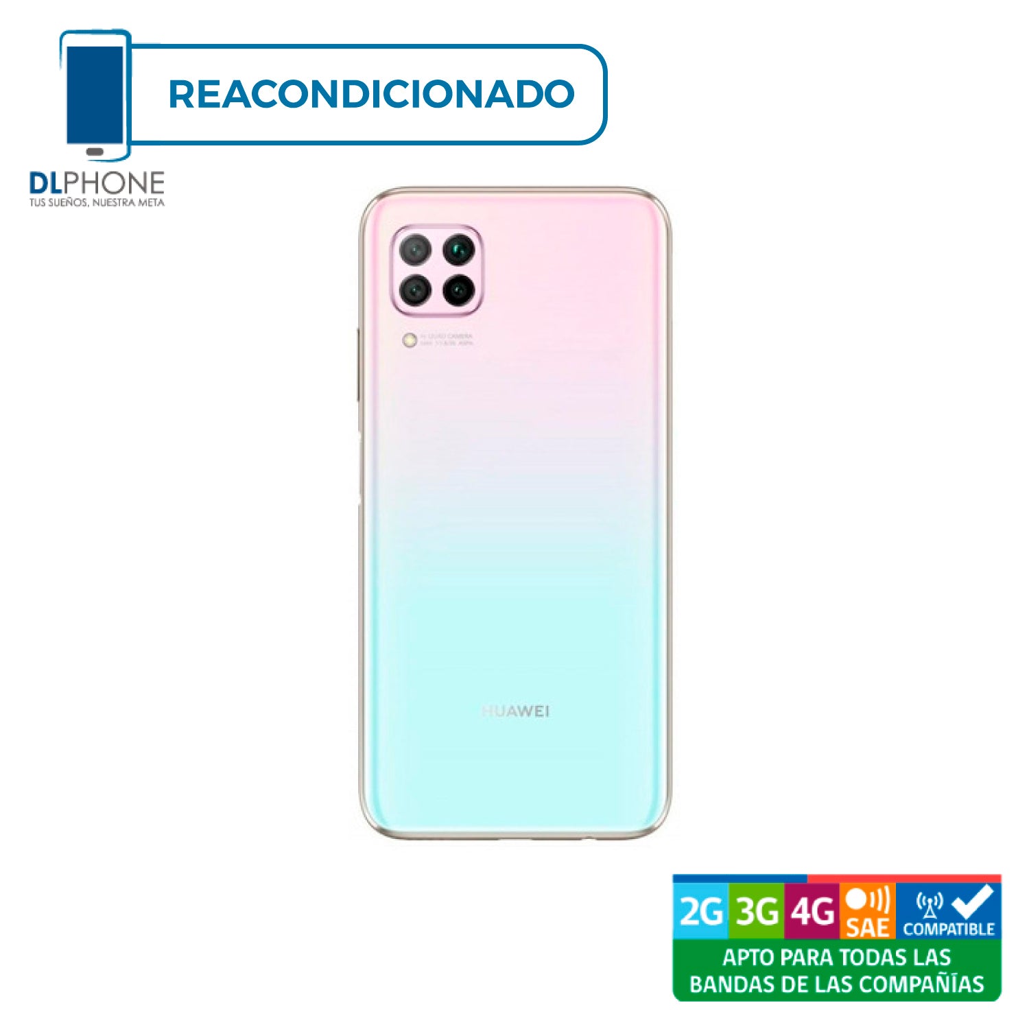 Huawei P40 Lite 128GB Blanco Reacondicionado