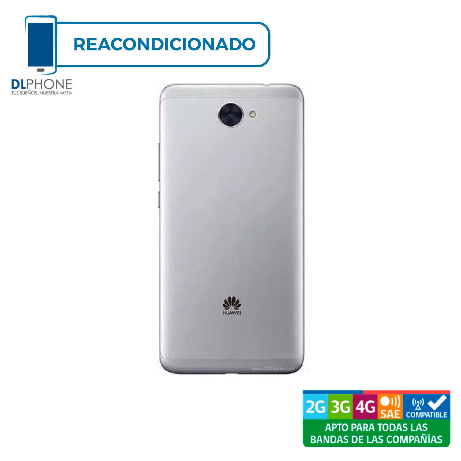 Huawei Y7 16GB Plata Reacondicionado