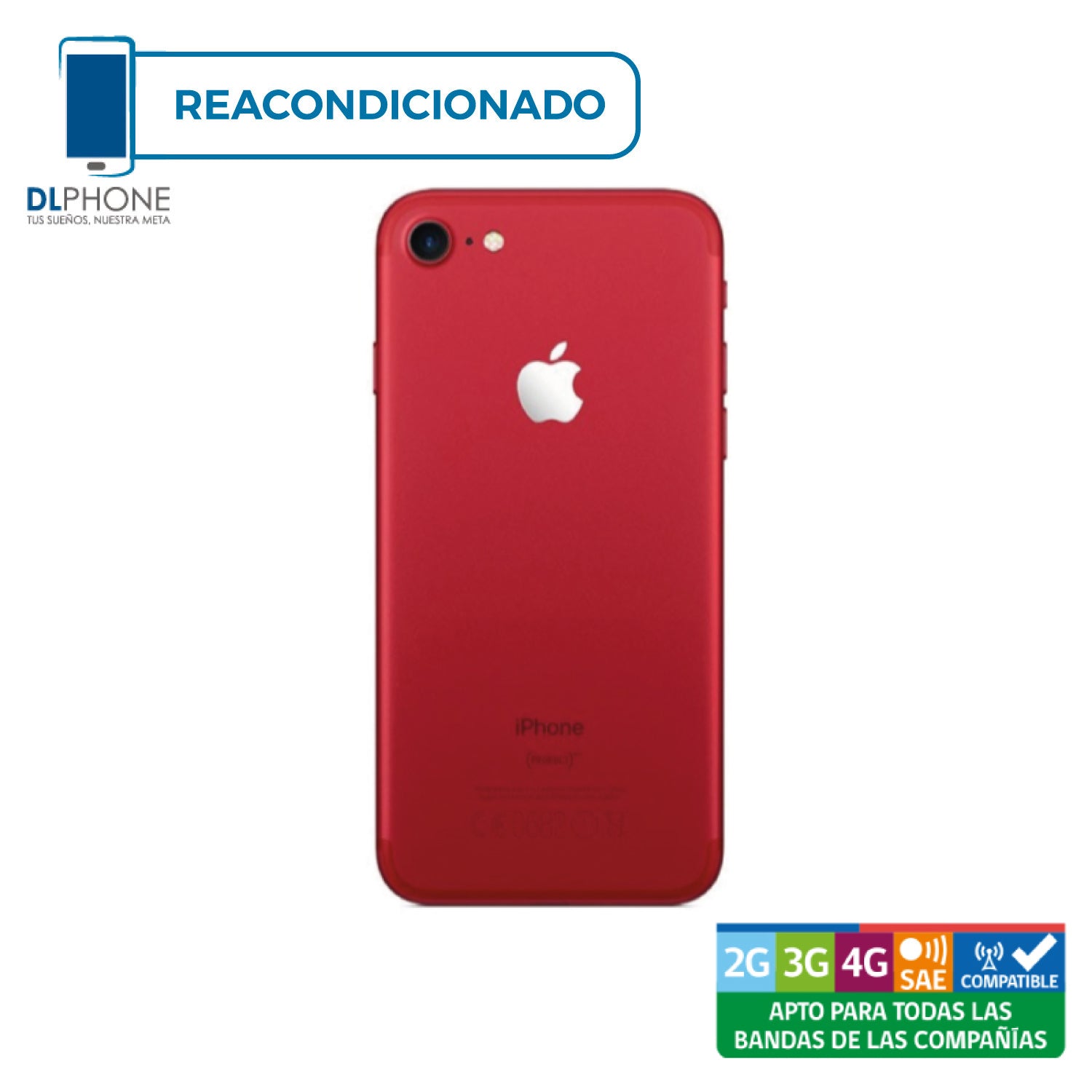 iPhone 7 128GB Rojo Reacondicionado