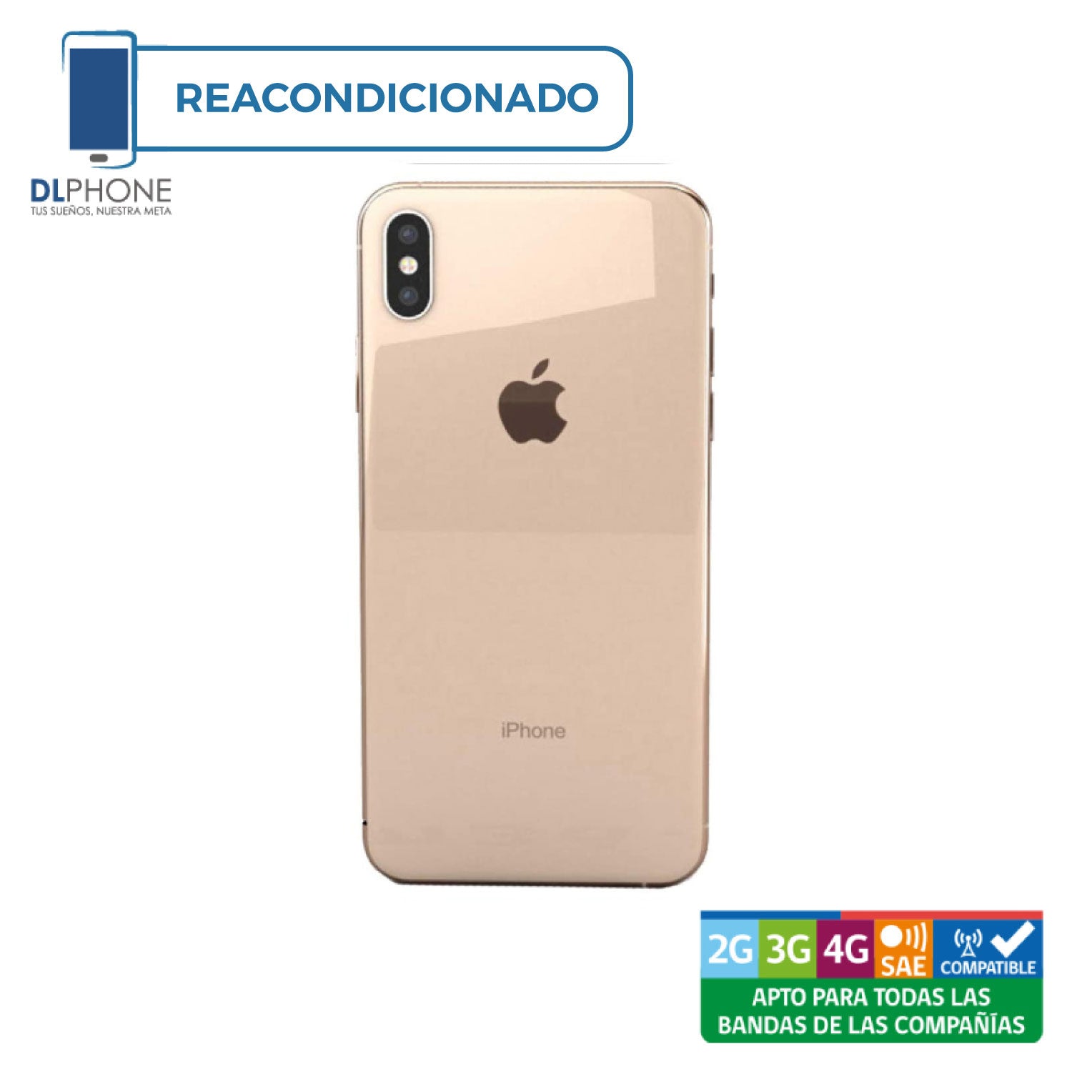 iPhone Xs Max 64GB Dorado Reacondicionado