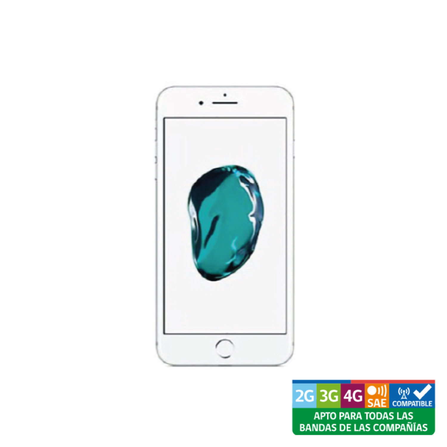 iPhone 7 Plus 128GB Plata Reacondicionado