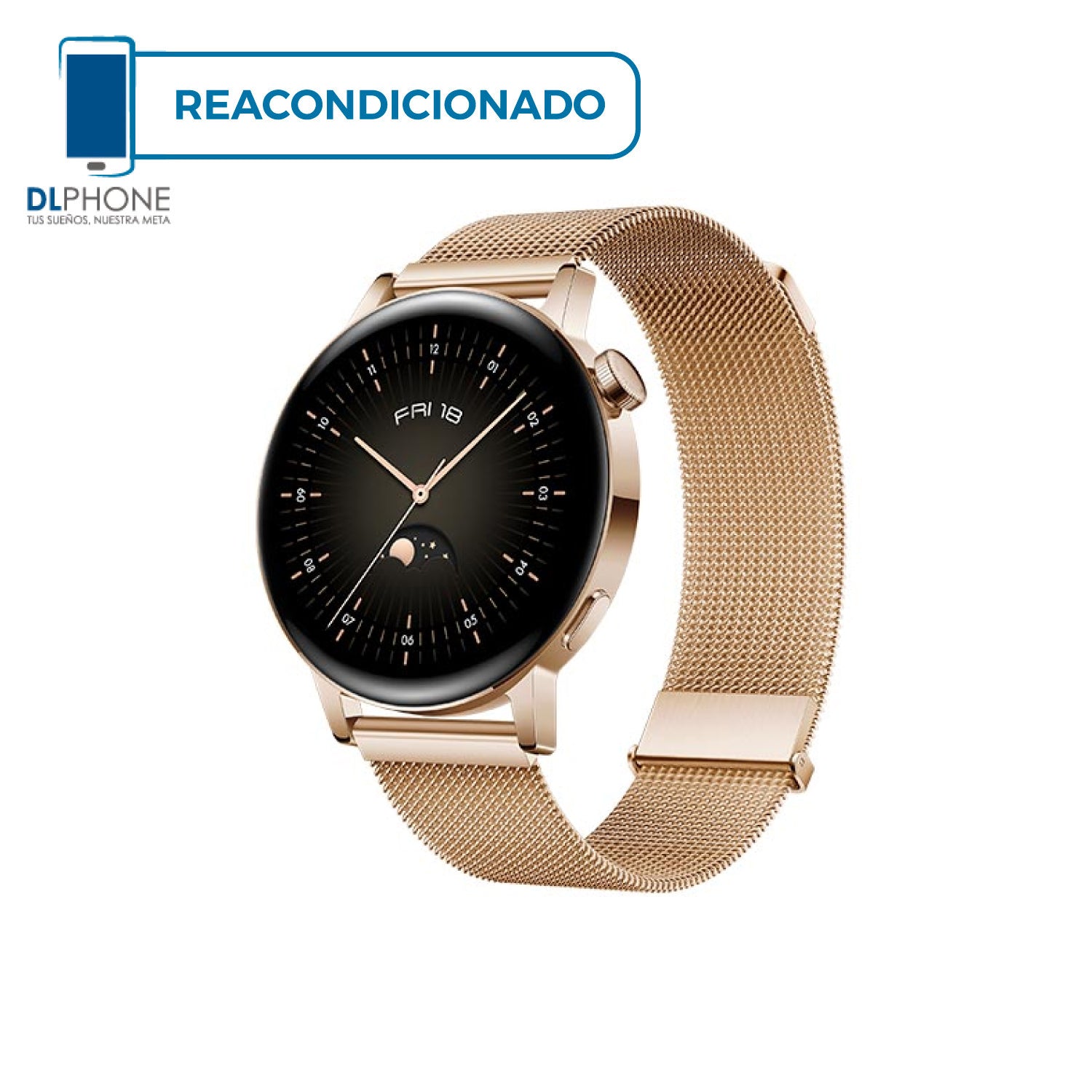 Huawei Watch GT3 42mm Dorado Reacondicionado