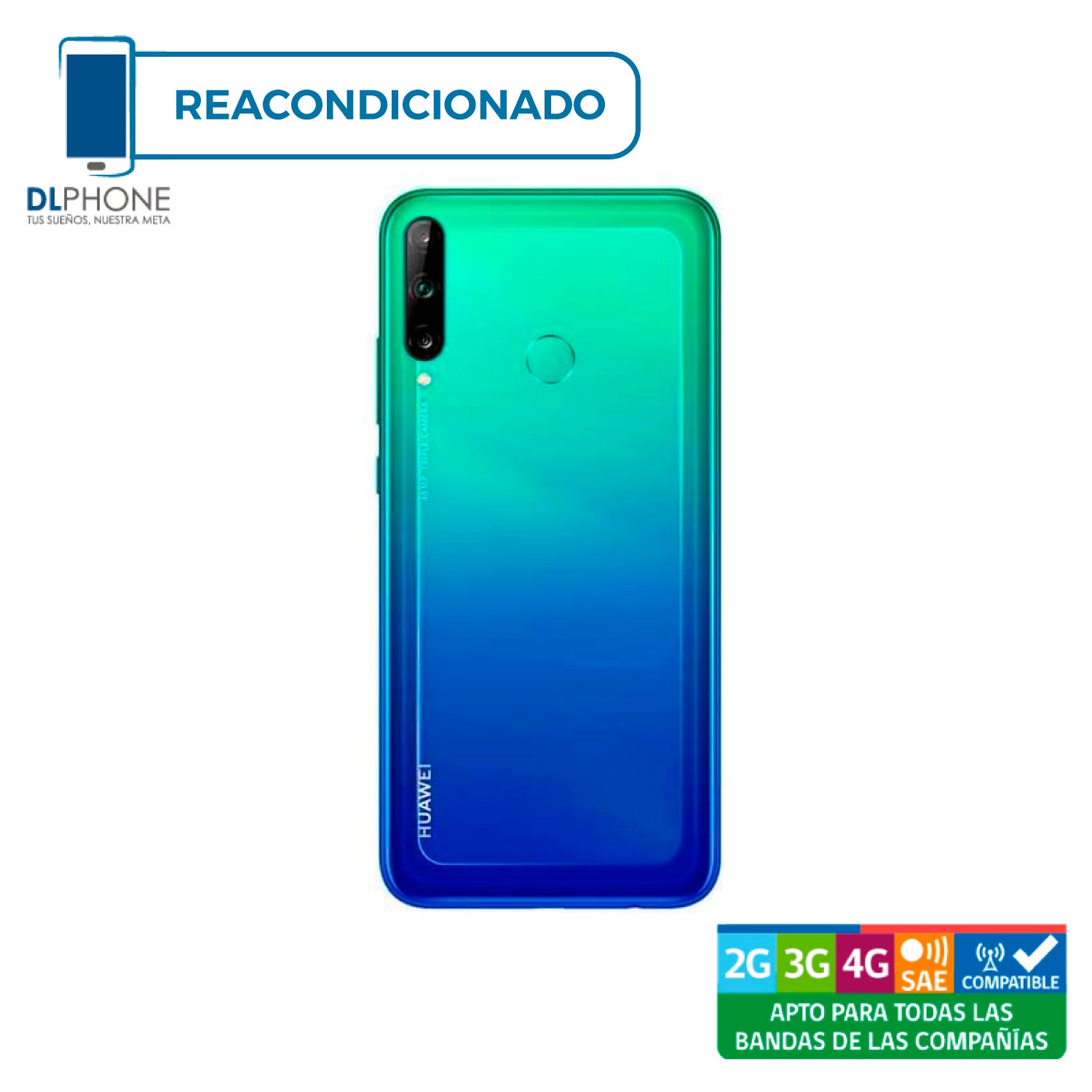 Huawei Y7p 64GB Azul Reacondicionado