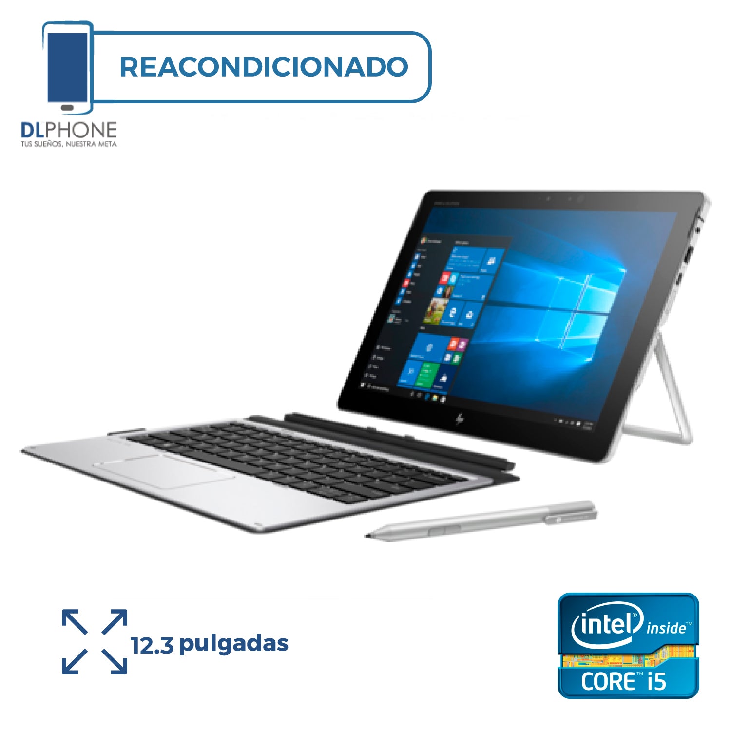 HP Elite X2 1012 G2 Tablet Plata Reacondicionado