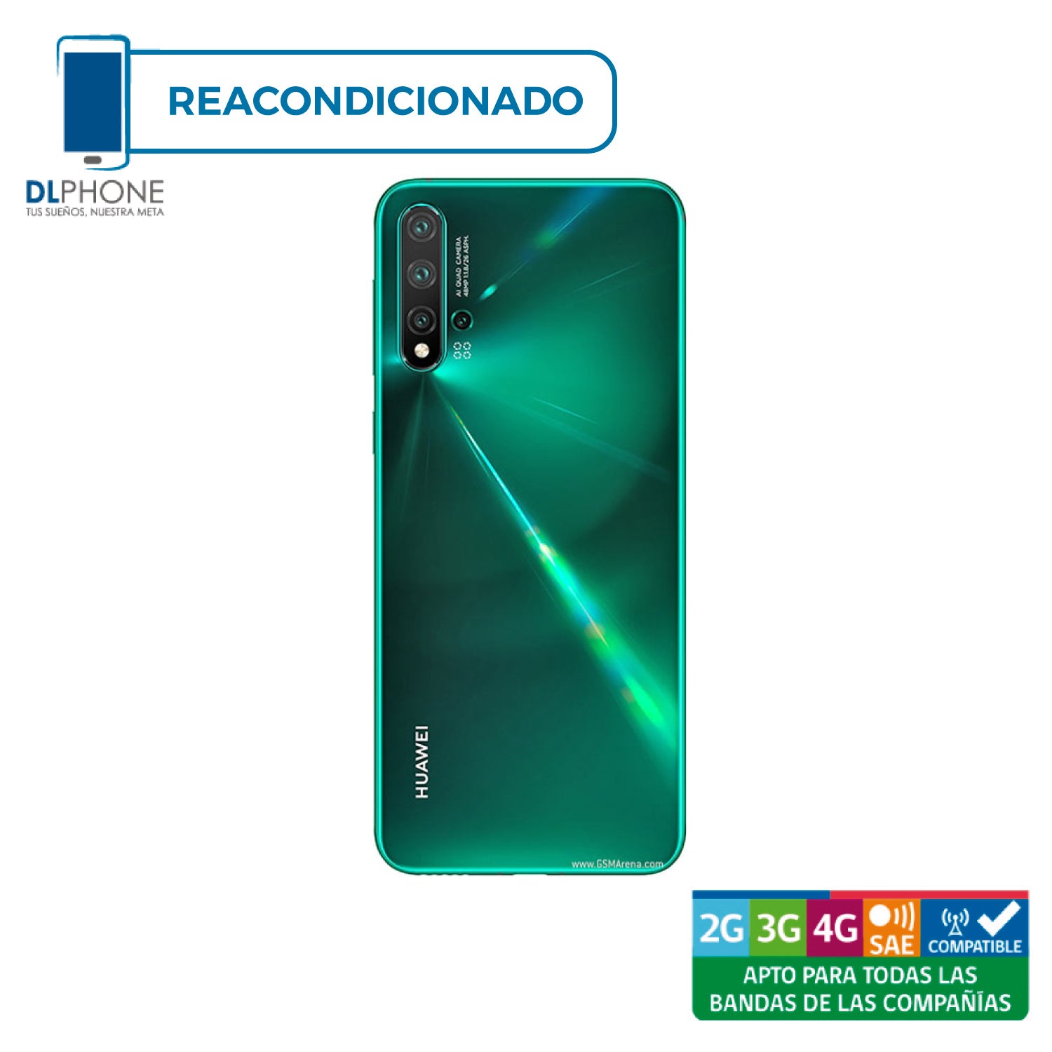 Huawei NOVA 5i Pro 128GB Verde Reacondicionado