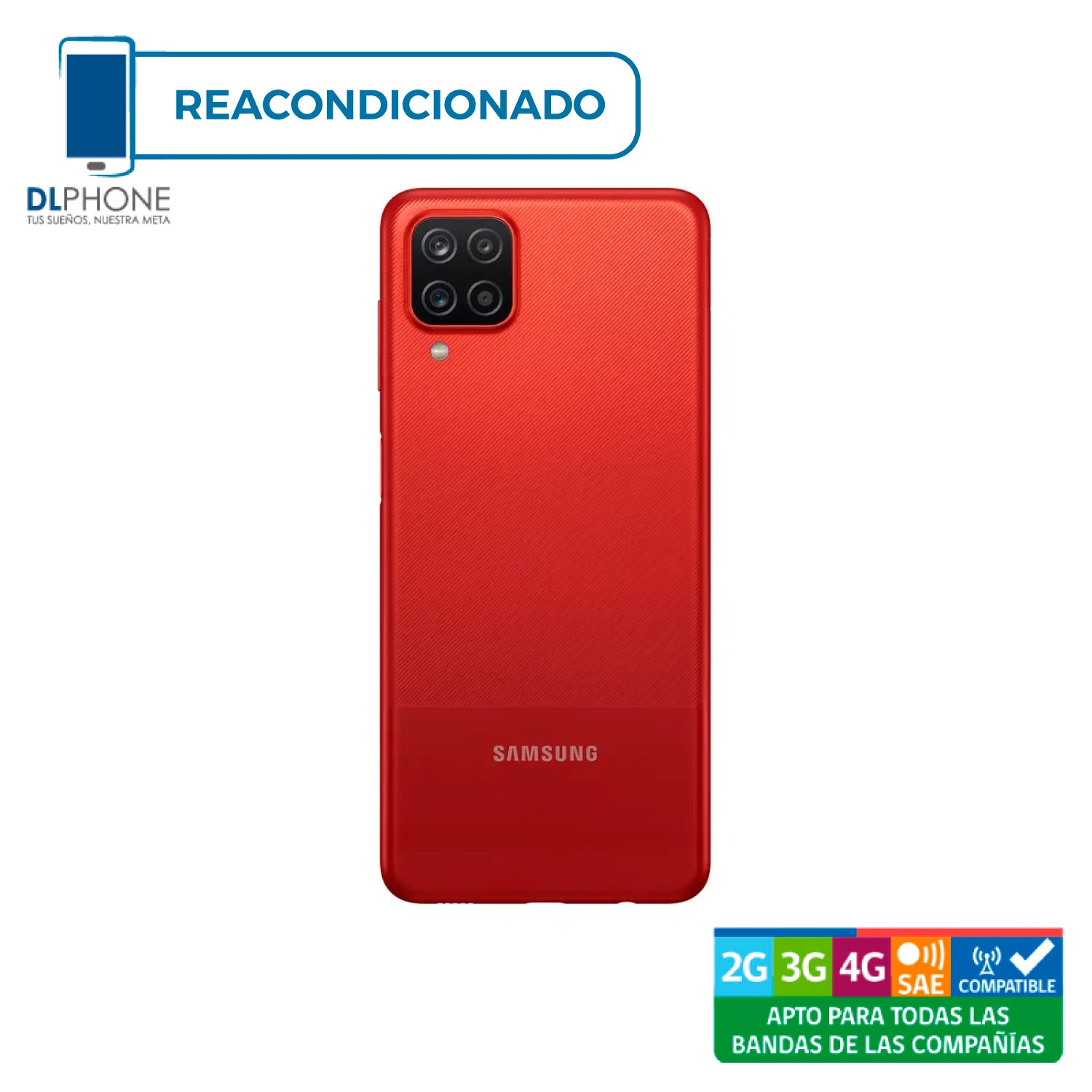Samsung Galaxy A12 Nacho 128GB Rojo Reacondicionado