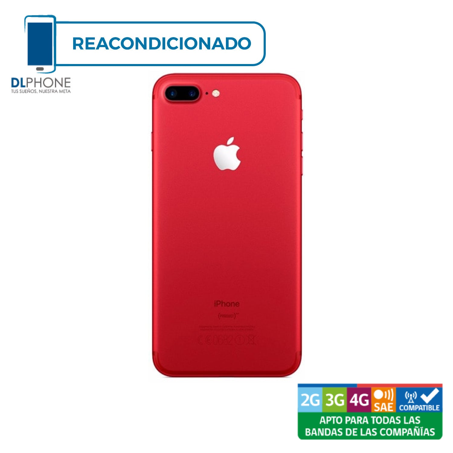 iPhone 7 Plus 128GB Rojo Reacondicionado