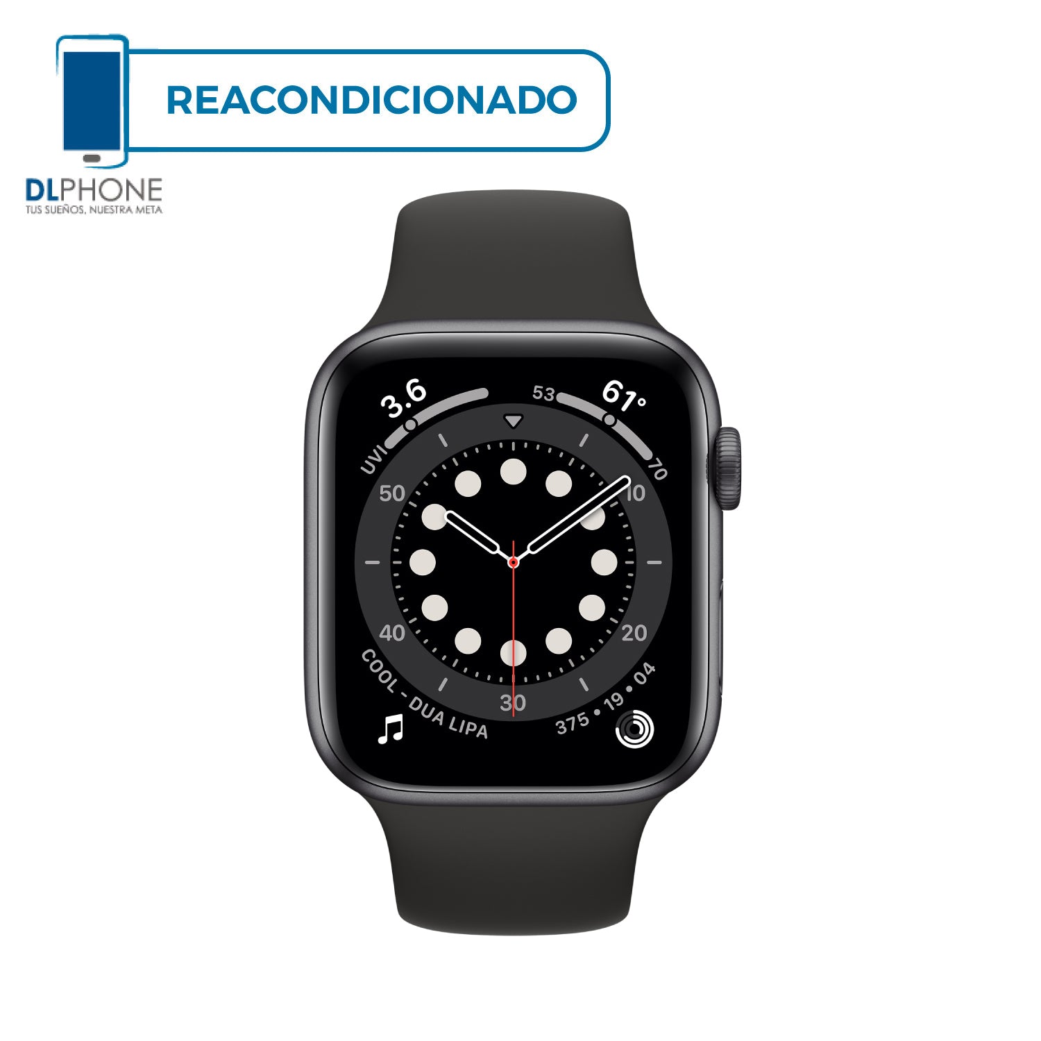 Watch Series 6 44mm Negro Reacondicionado