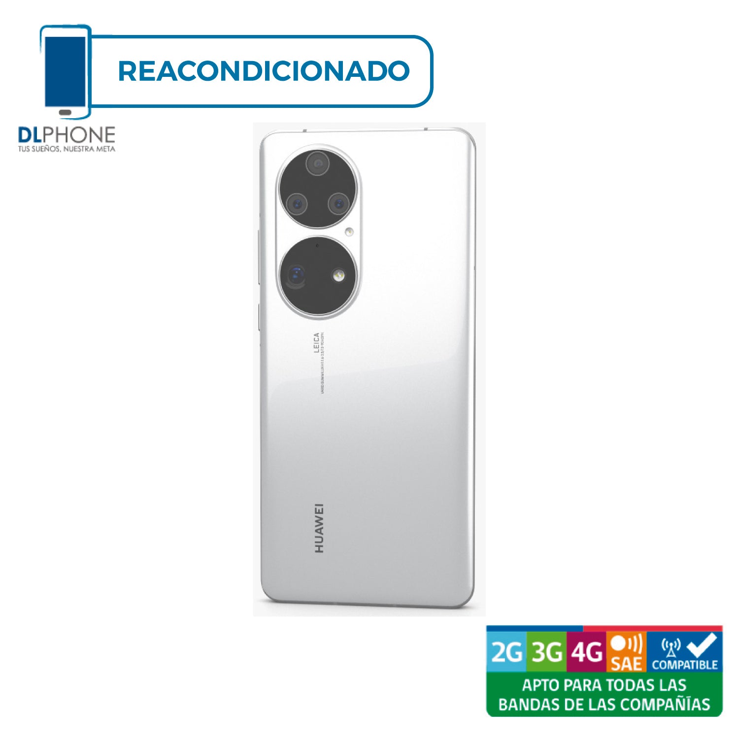 Huawei P50 Pro 256GB Plata Reacondicionado