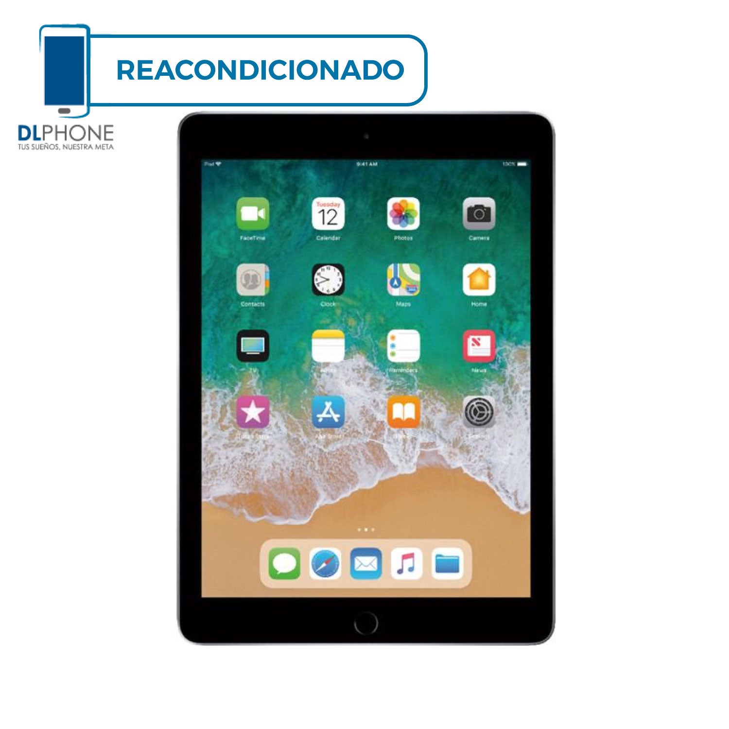 iPad 5th Gen A1822 32GB Plata Reacondicionado