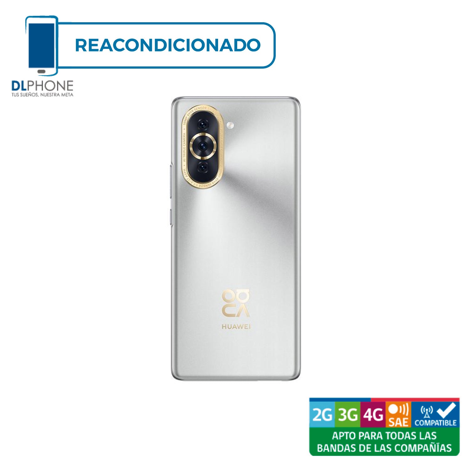 Huawei NOVA10 PRO 256GB Plata Reacondicionado