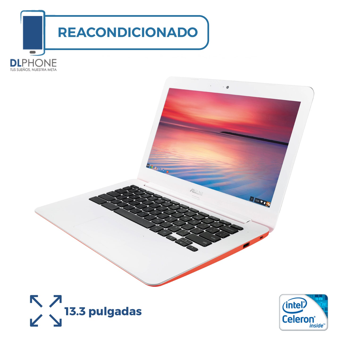 Asus Chromebook C300S Rojo Reacondicionado