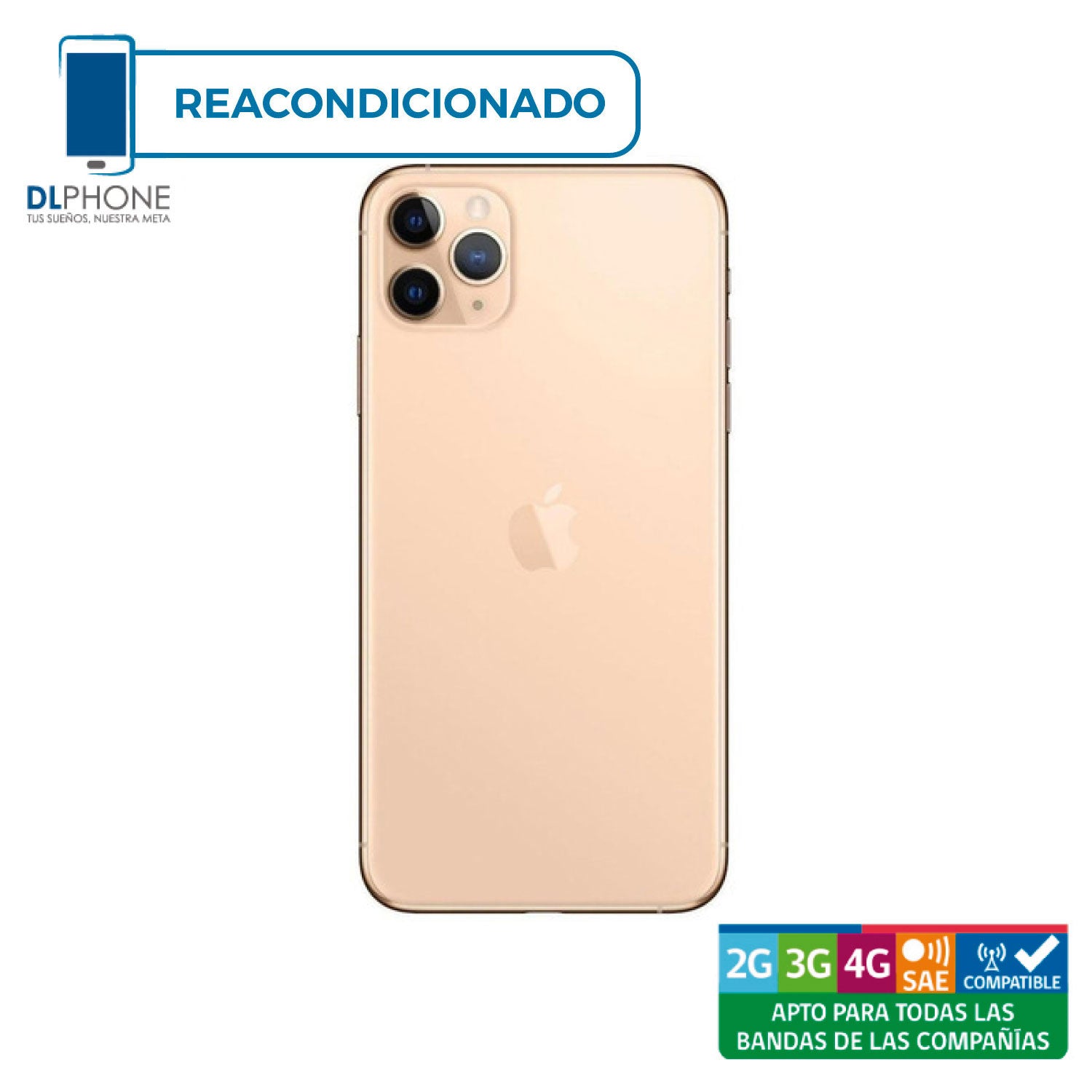 iPhone 11 Pro Max 64GB Dorado Reacondicionado