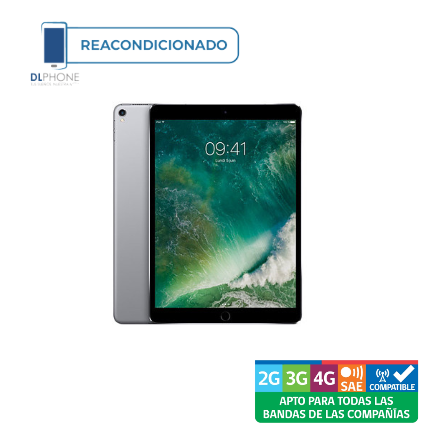 IPAD PRO 10,5" 64GB Negro Reacondicionado