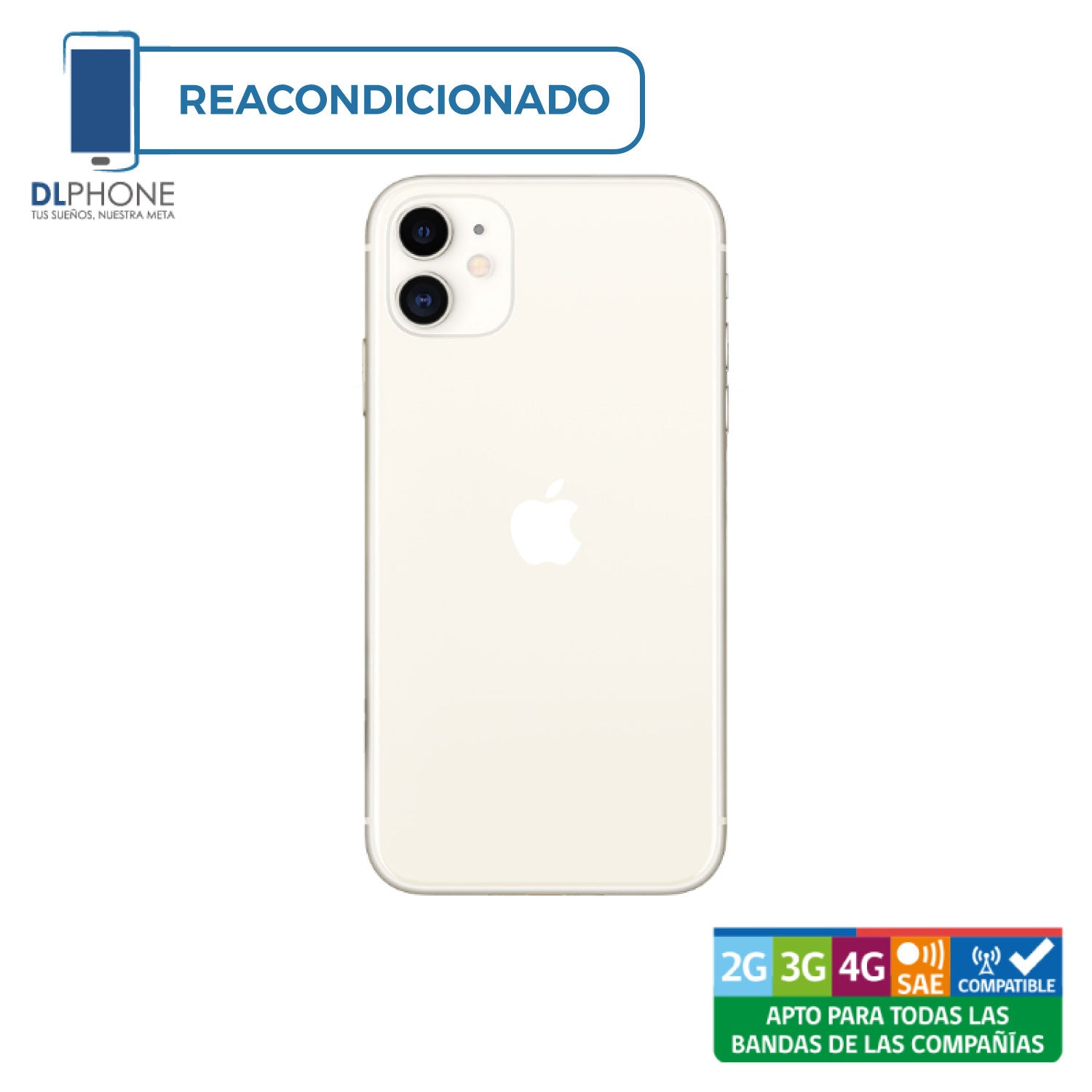 iPhone 11 64GB Blanco Reacondicionado