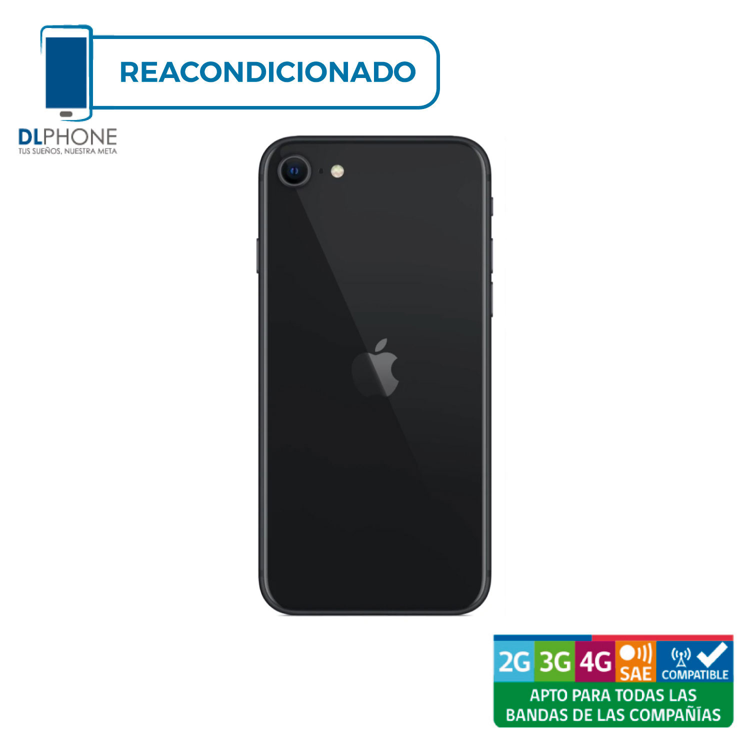 iPhone SE 2020 256GB Negro Reacondicionado