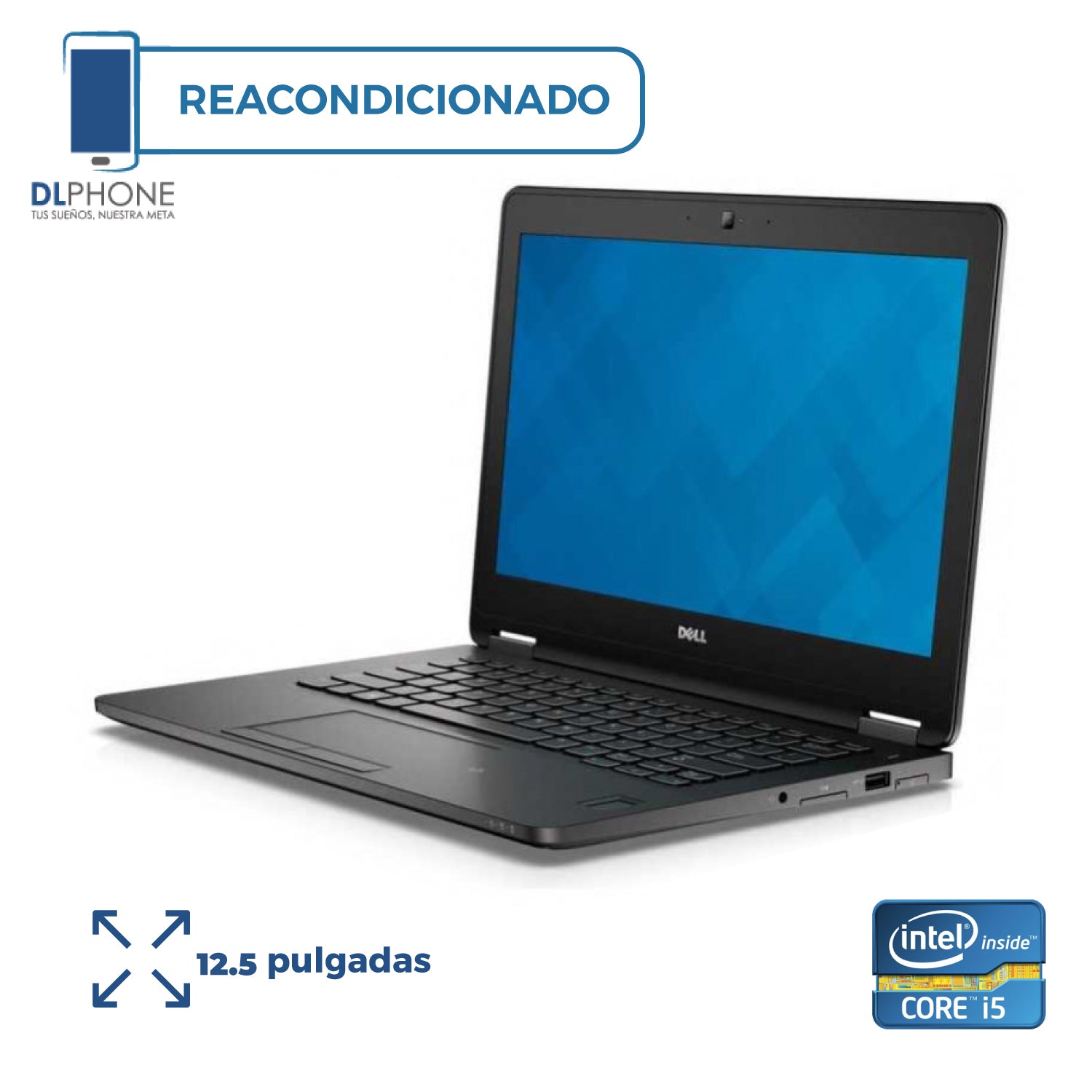 Dell Latitude E7270 Negro Reacondicionado