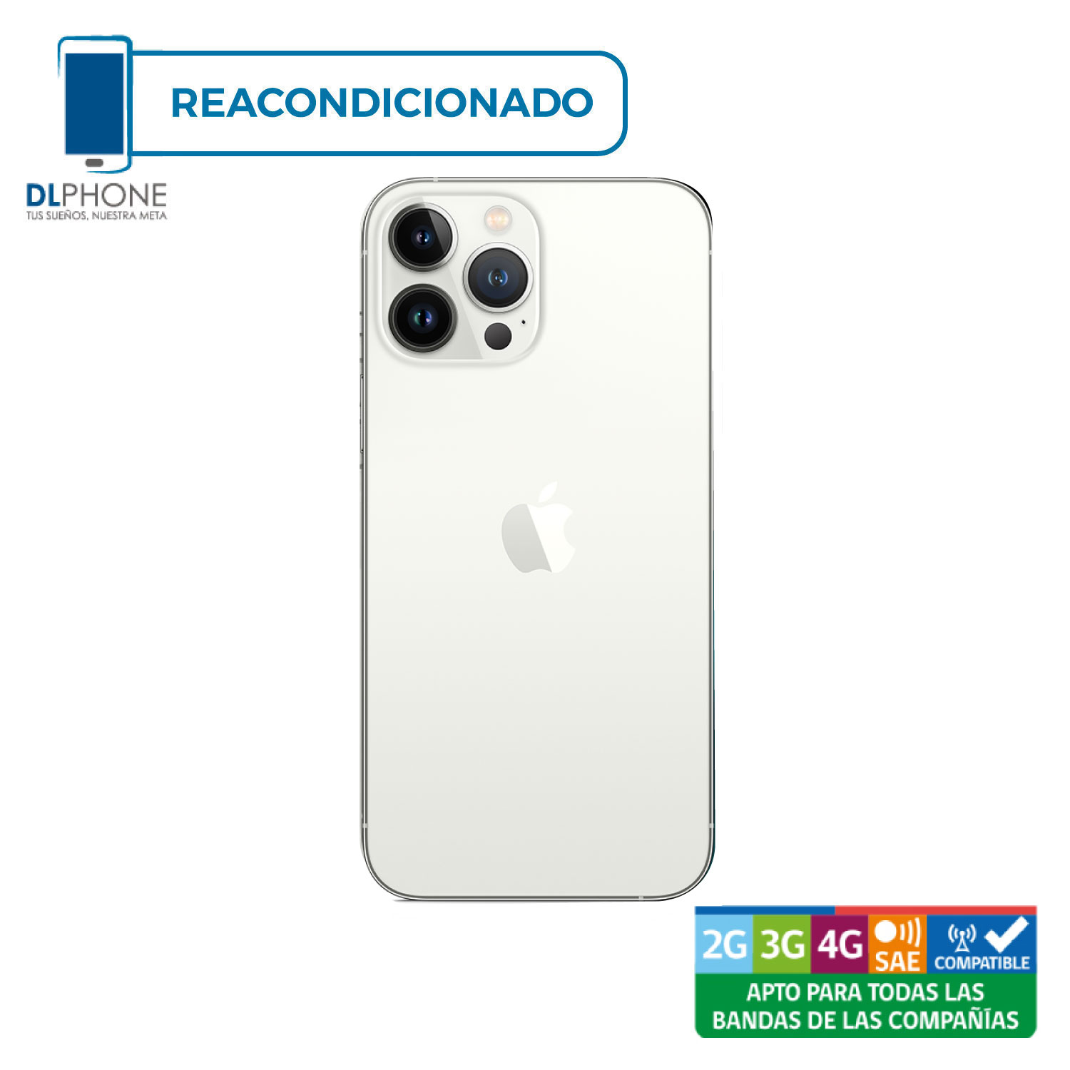 iPhone 13 Pro Max 256GB Blanco Reacondicionado – DLphone Chile