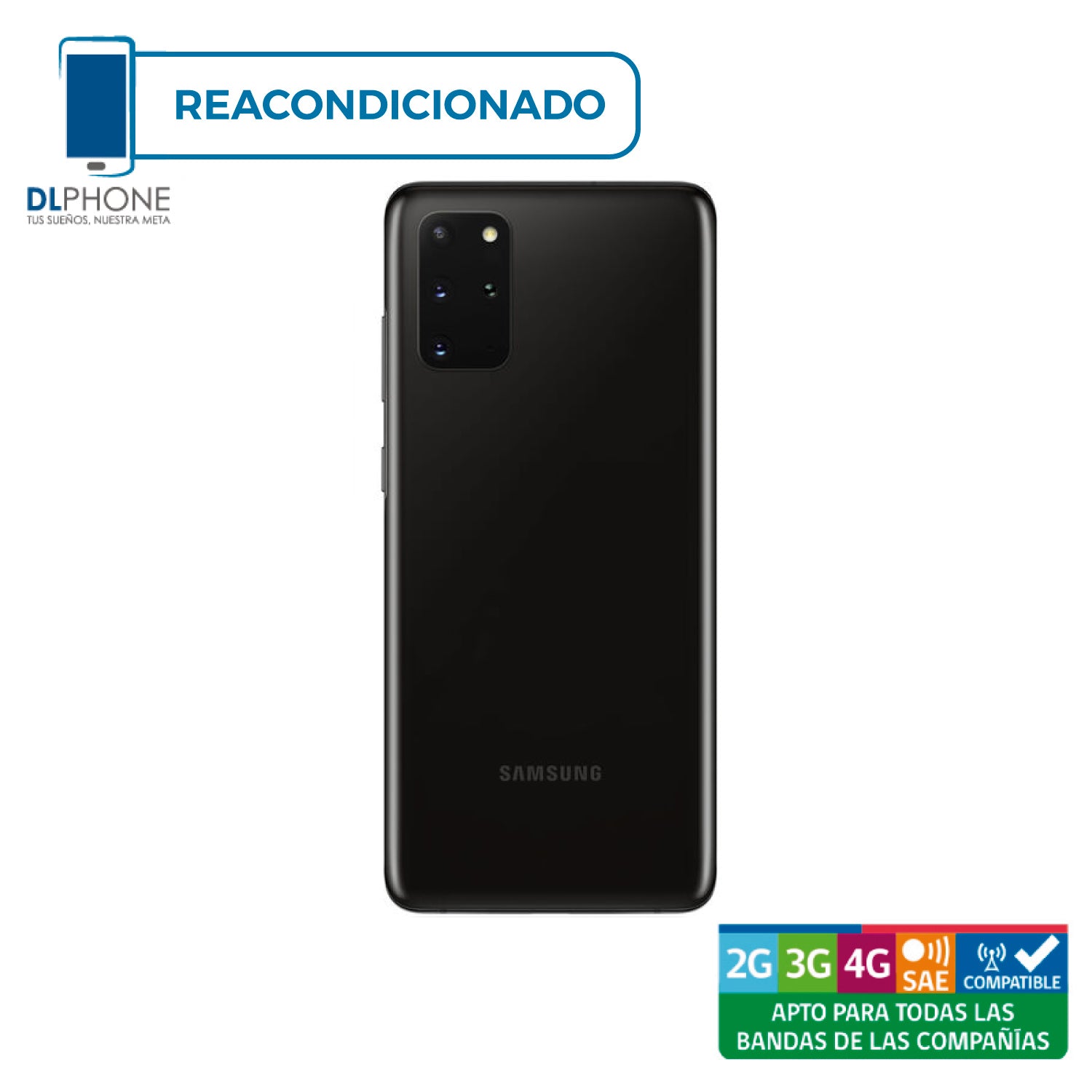 Samsung Galaxy S20 Plus 128GB Negro Reacondicionado