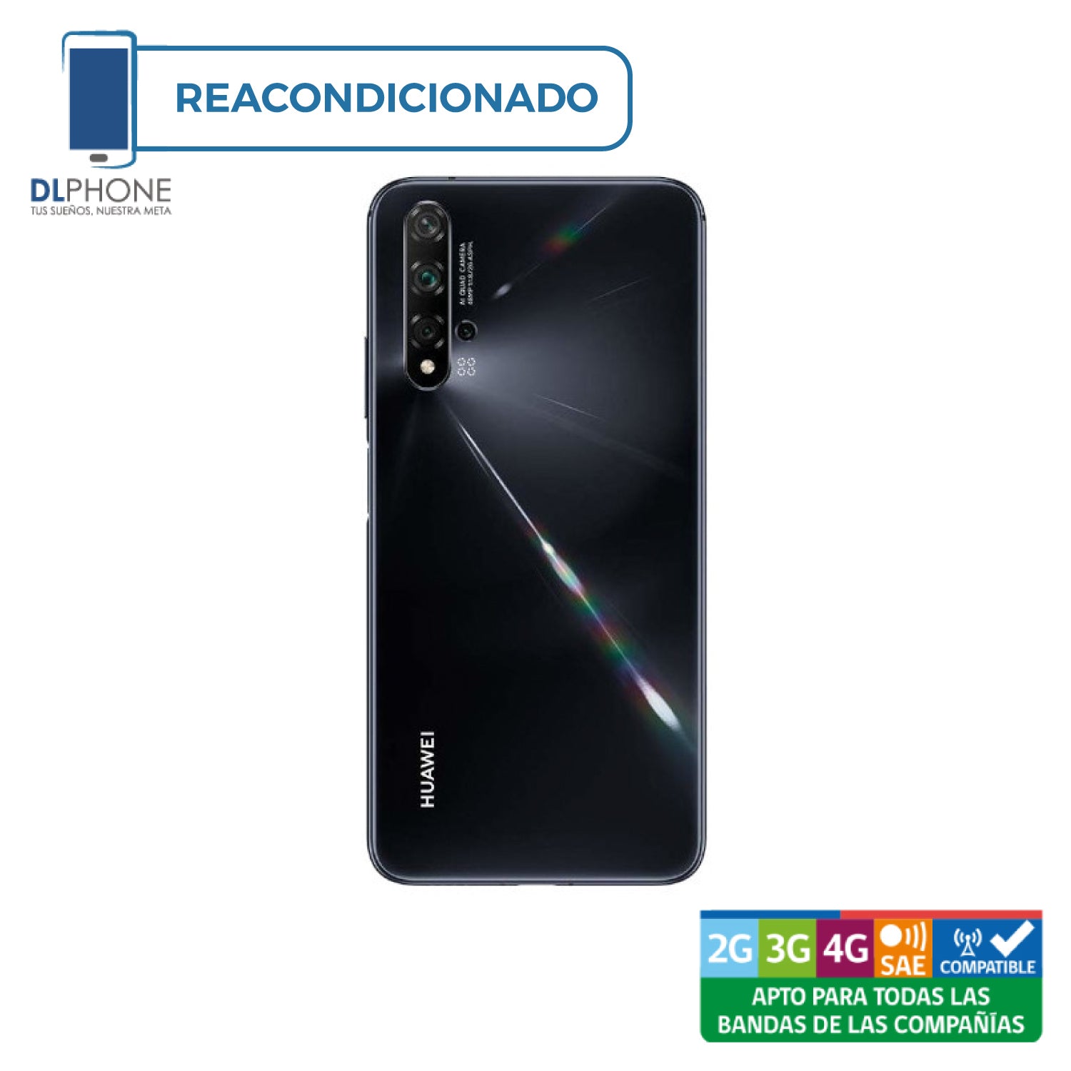 Huawei Nova 5T 128GB Negro Reacondicionado