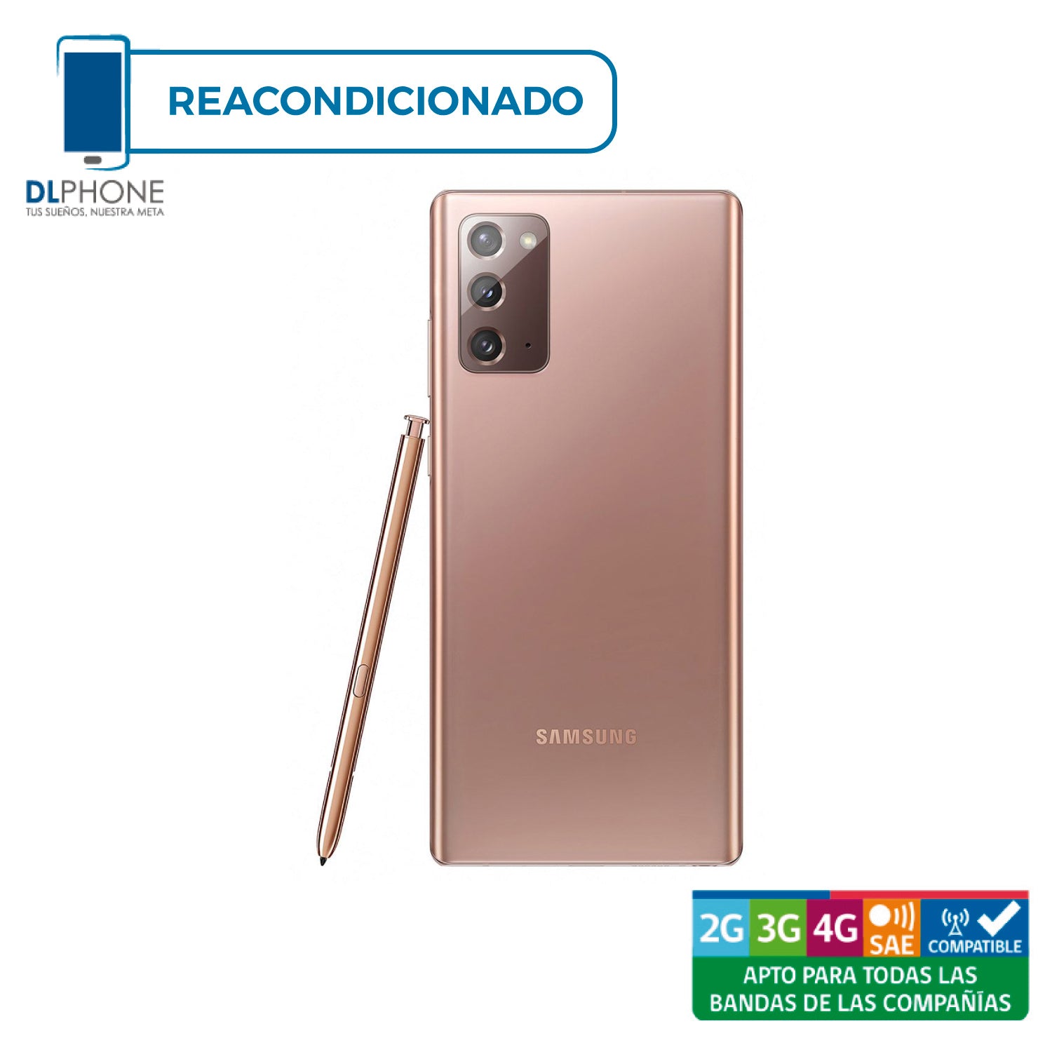 Samsung Galaxy Note 20 256GB Dorado Reacondicionado