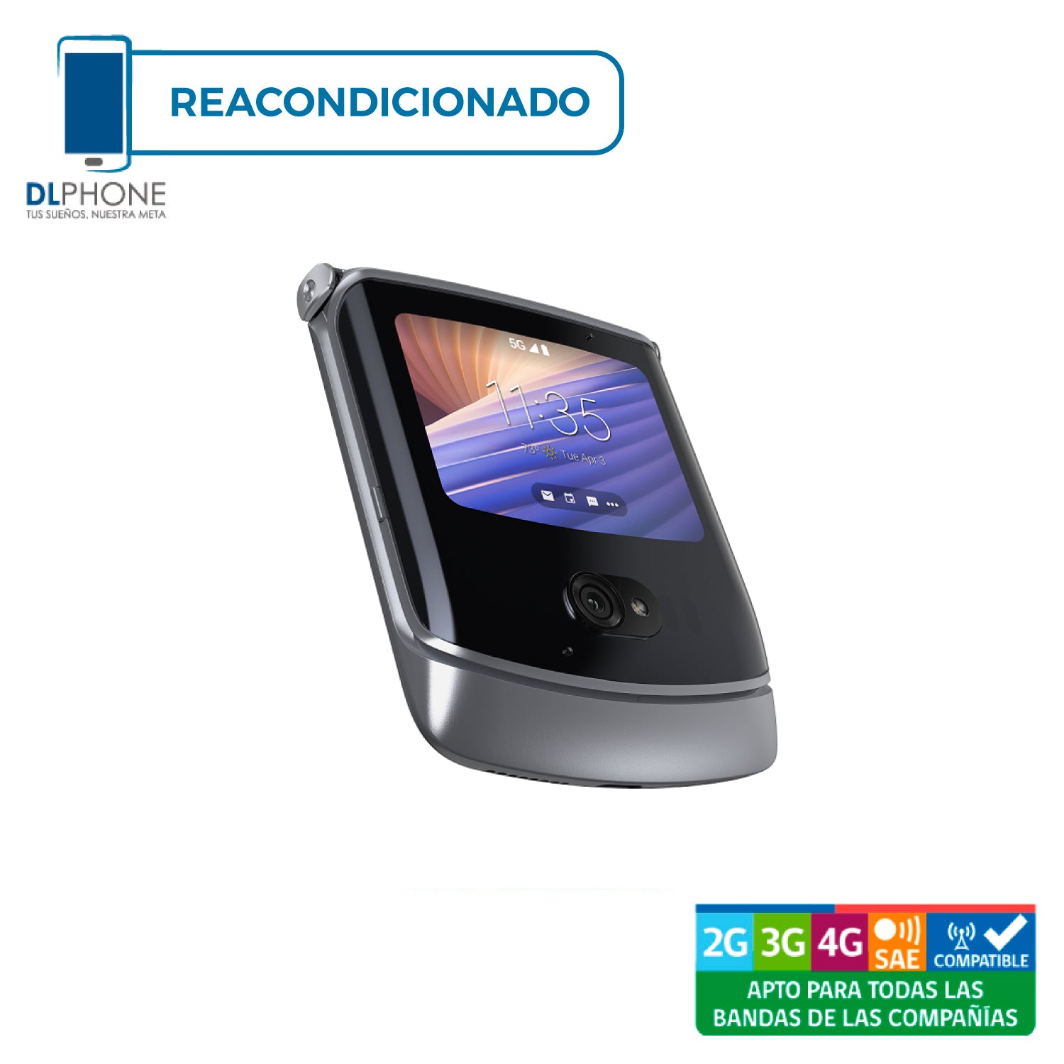 Motorola RAZR 256GB Plata Reacondicionado