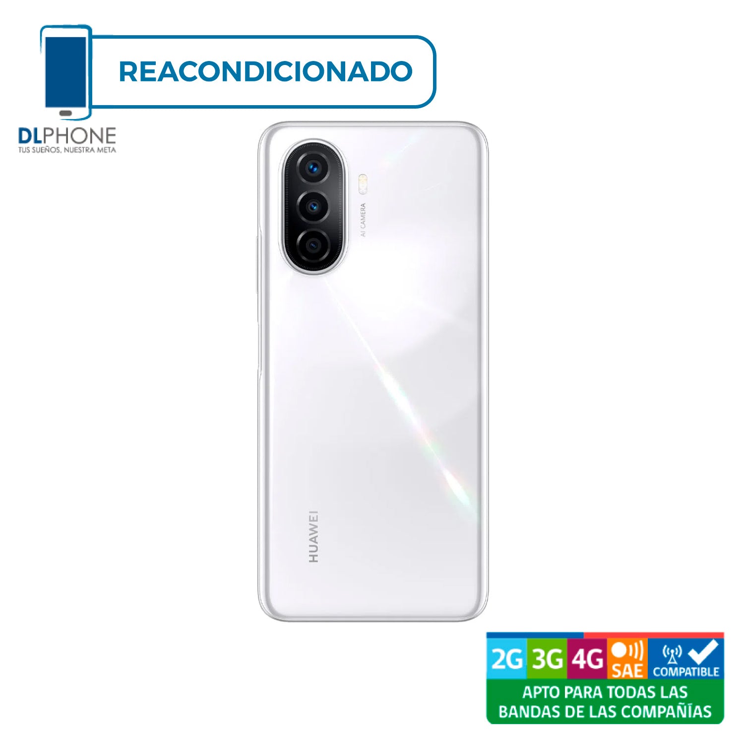 Huawei Nova Y70 128GB Blanco Reacondicionado