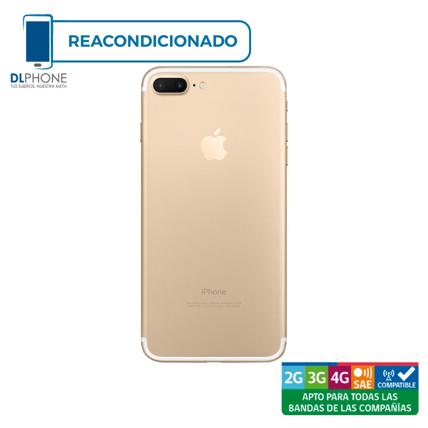 iPhone 7 Plus 128GB Dorado Reacondicionado