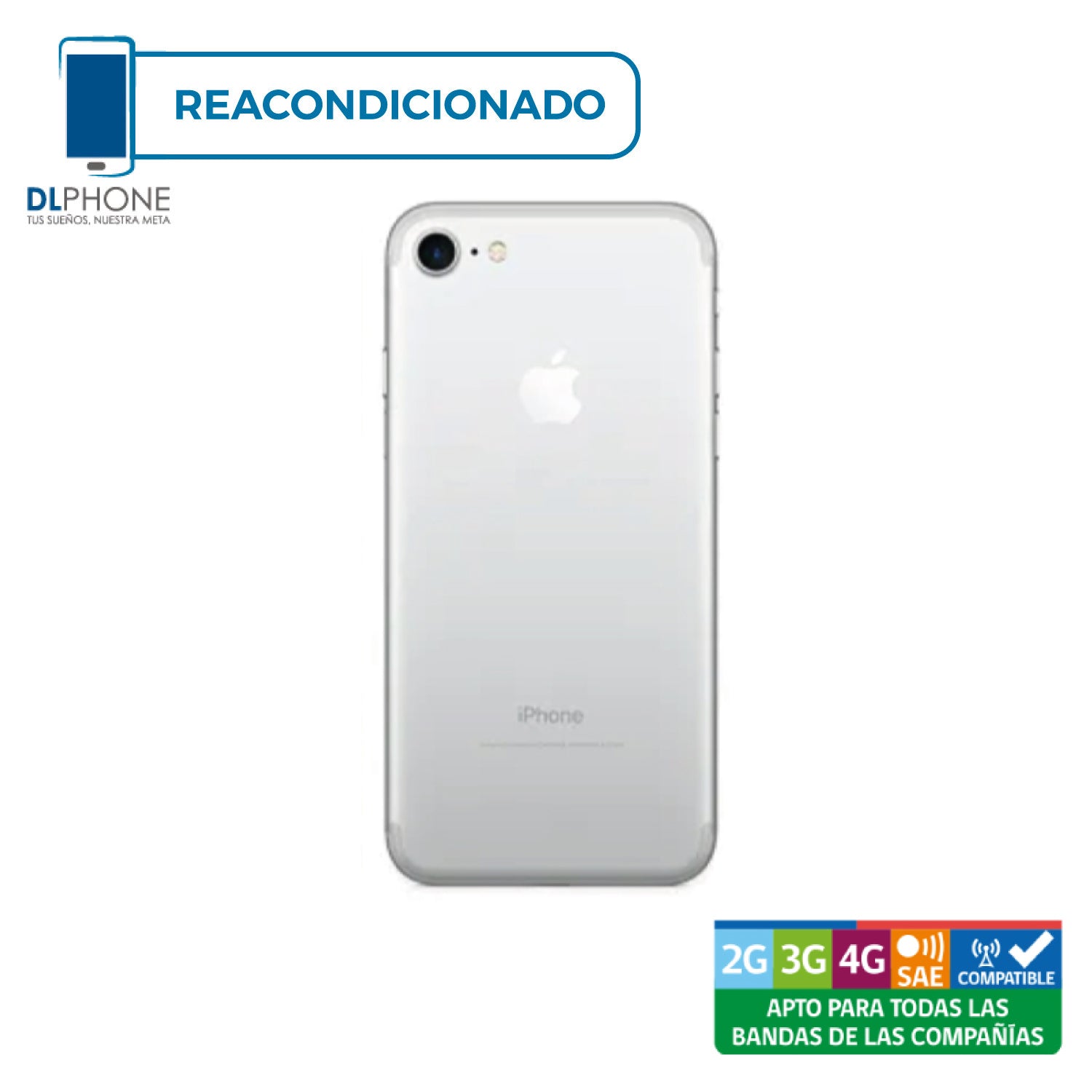 iPhone 7 32GB Plata Reacondicionado