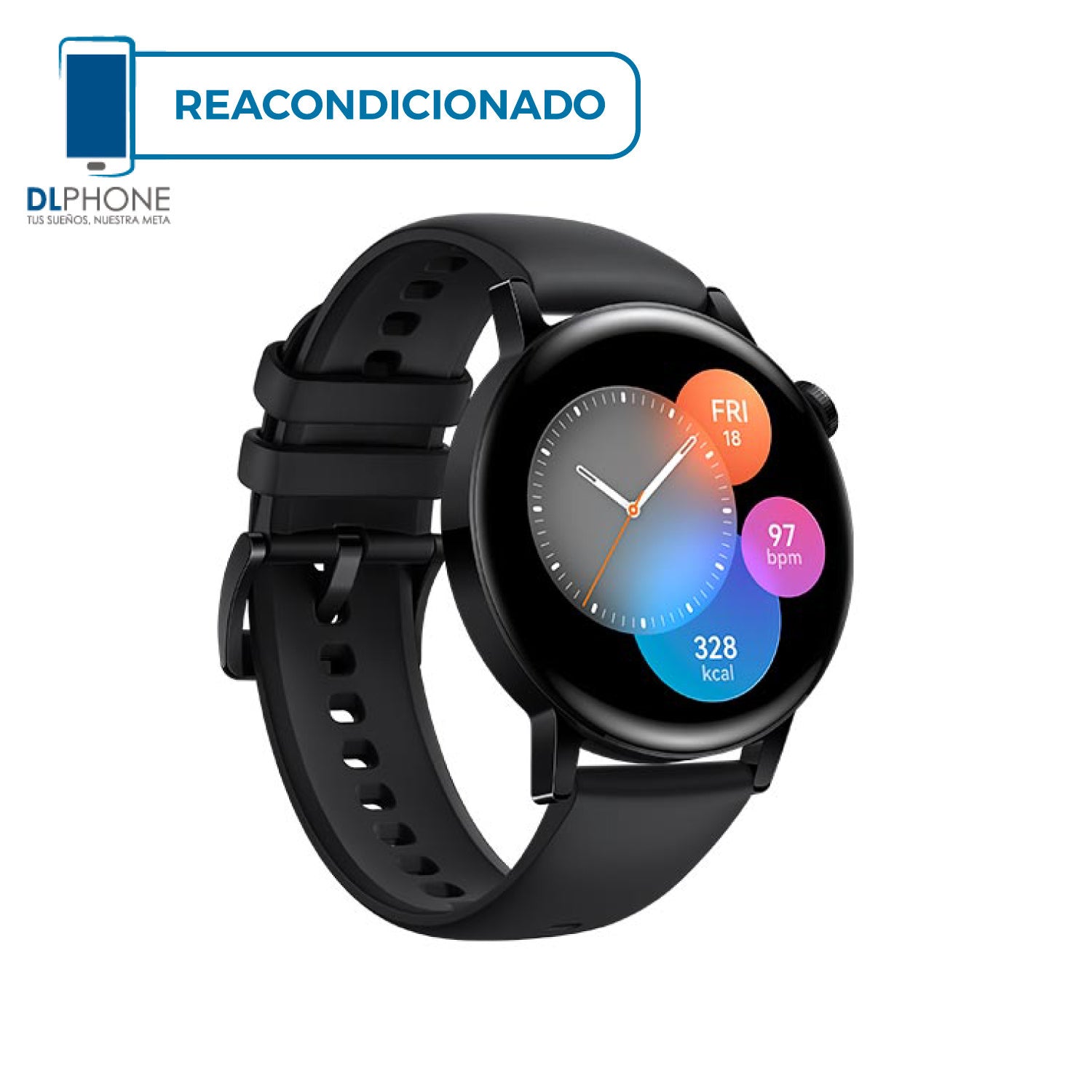 Huawei Watch GT3 42mm Negro Reacondicionado