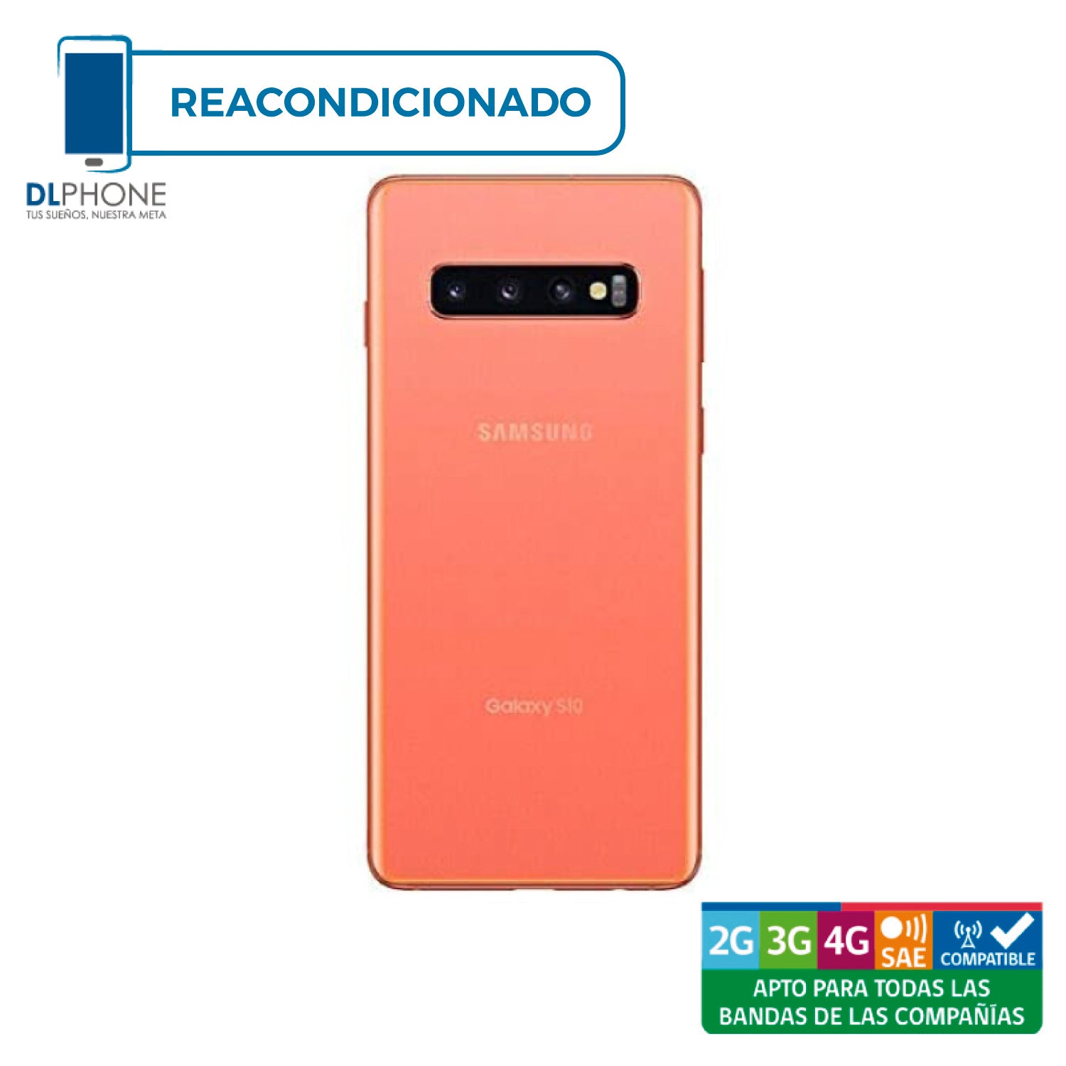 Samsung Galaxy S10 Plus 128GB Coral Reacondicionado