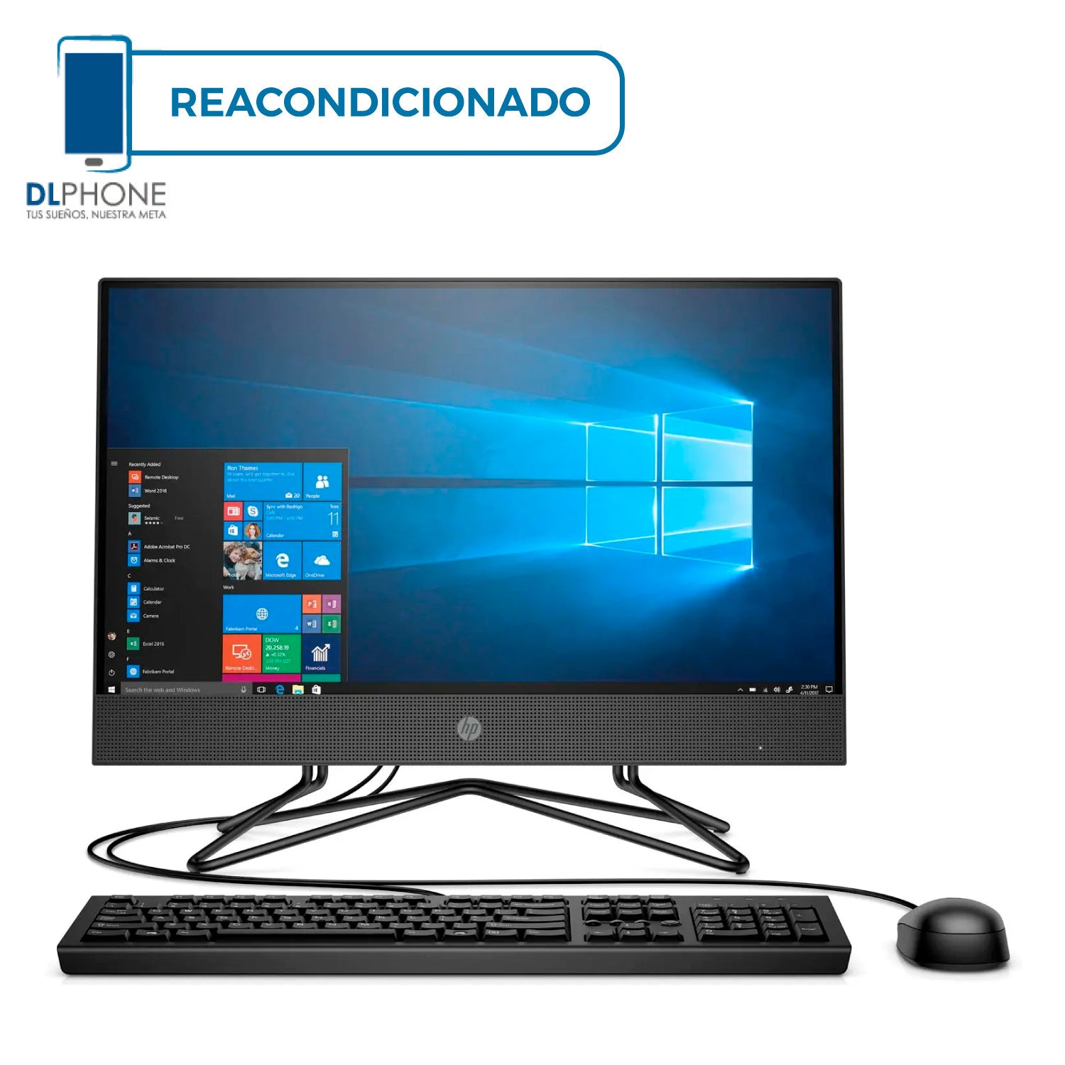 HP All One 23.8" AMD Ryzen 3-3250U 1TB Reacondicionado