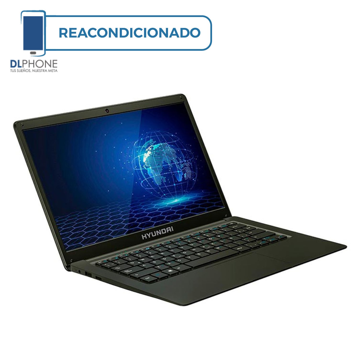 Hyundai Notebook Hybook 14.4 /4GB RAM/ Intel Celeron 128GB Negro Reacondicionado