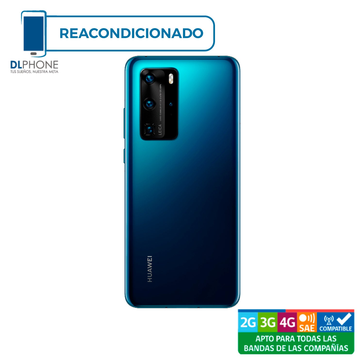 Huawei P40 Pro 256GB Azul Reacondicionado