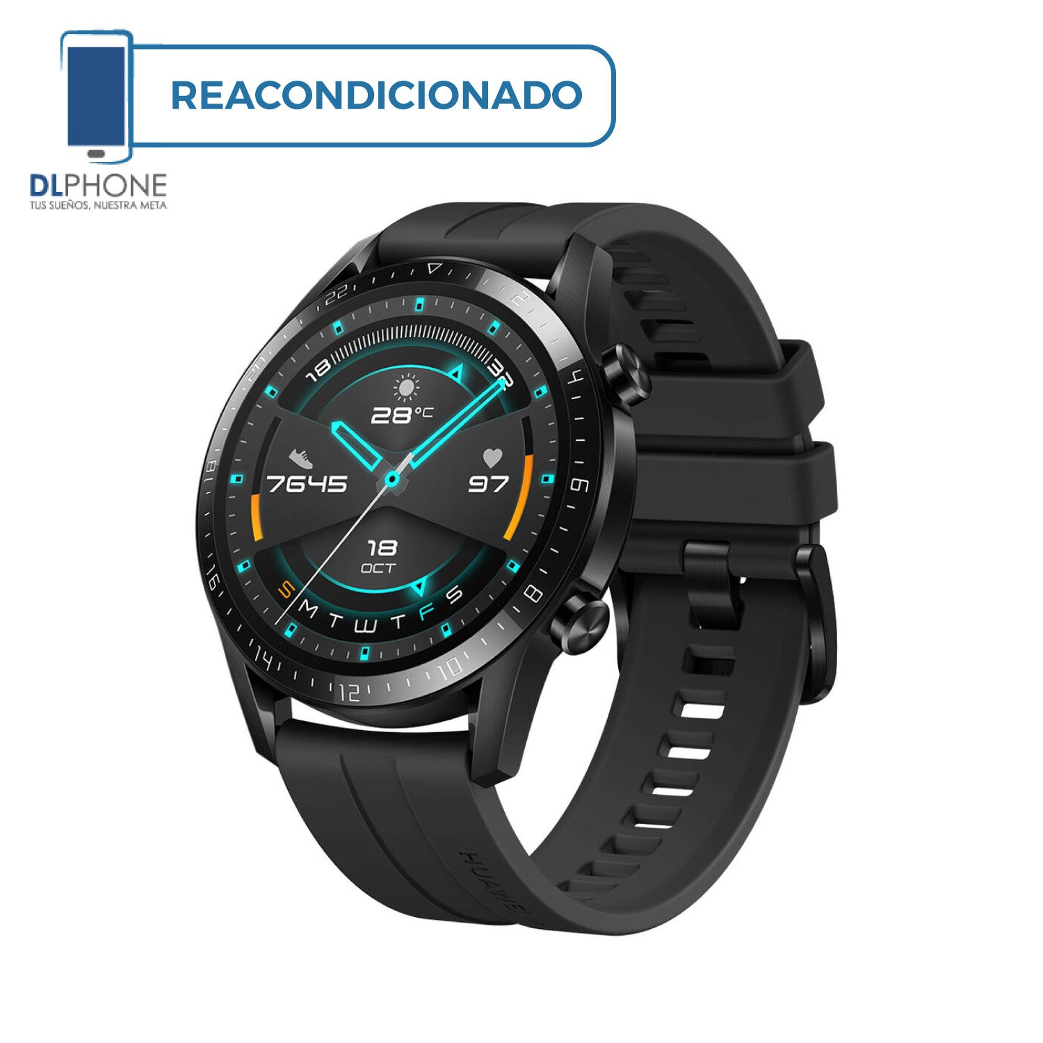 Huawei Watch GT2 Negro Reacondicionado