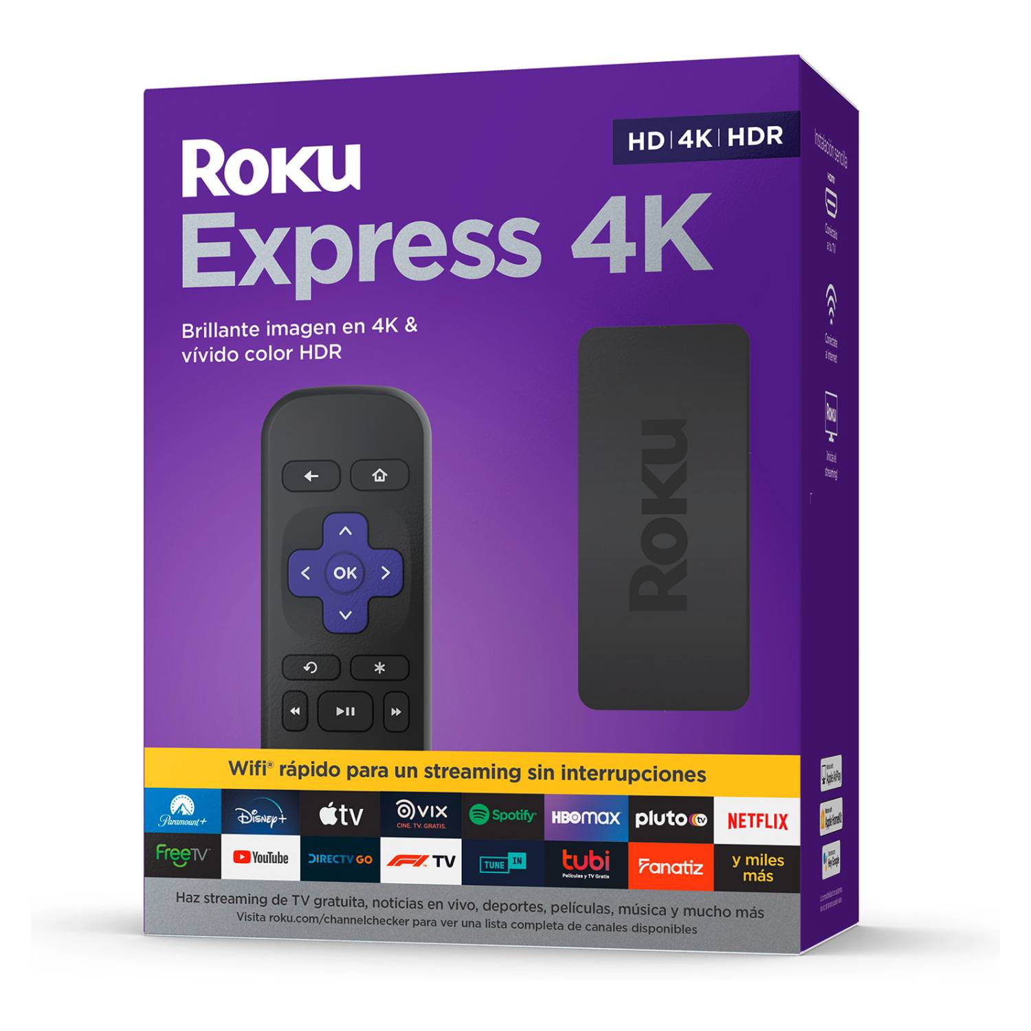 Roku Express 4K+ Negro OpenBox