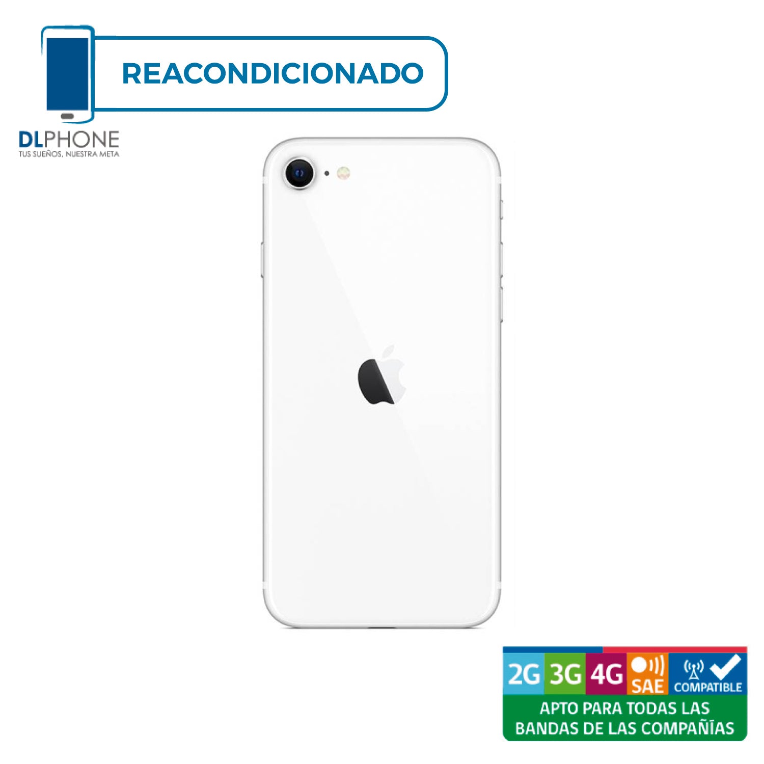 iPhone SE 2020 256GB Blanco Reacondicionado
