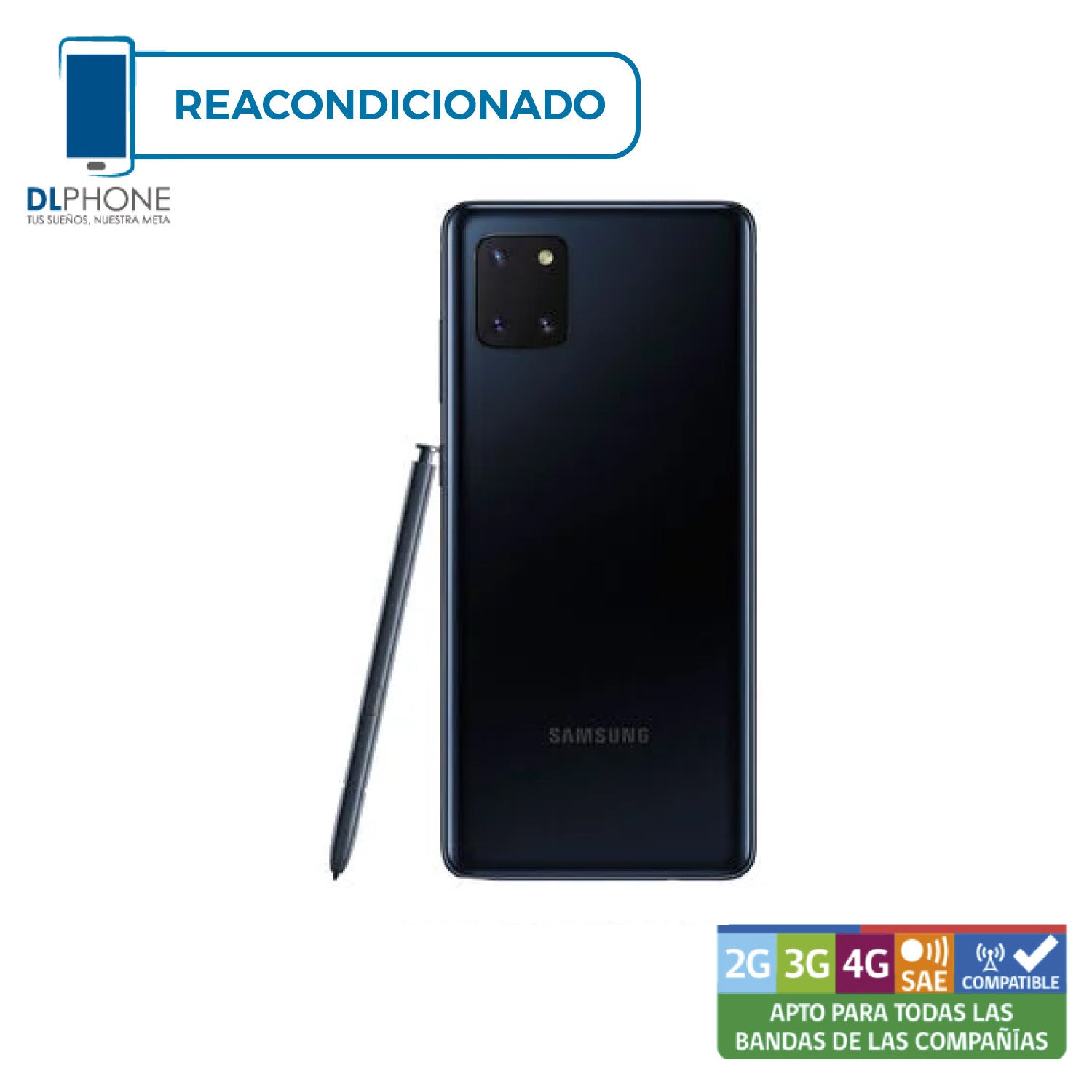 Samsung Galaxy Note 10 Lite 128GB Negro Reacondicionado