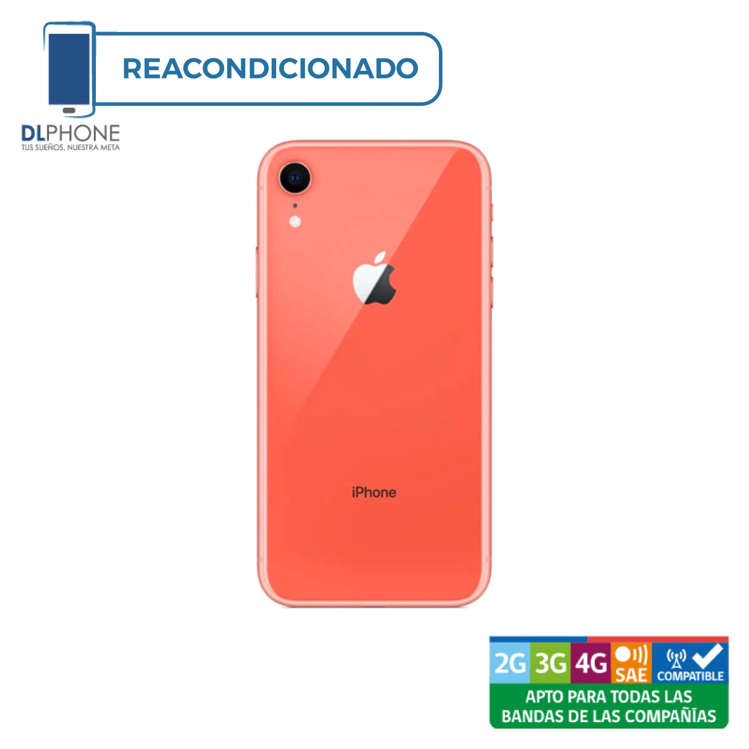 iPhone XR 128GB Naranja Reacondicionado