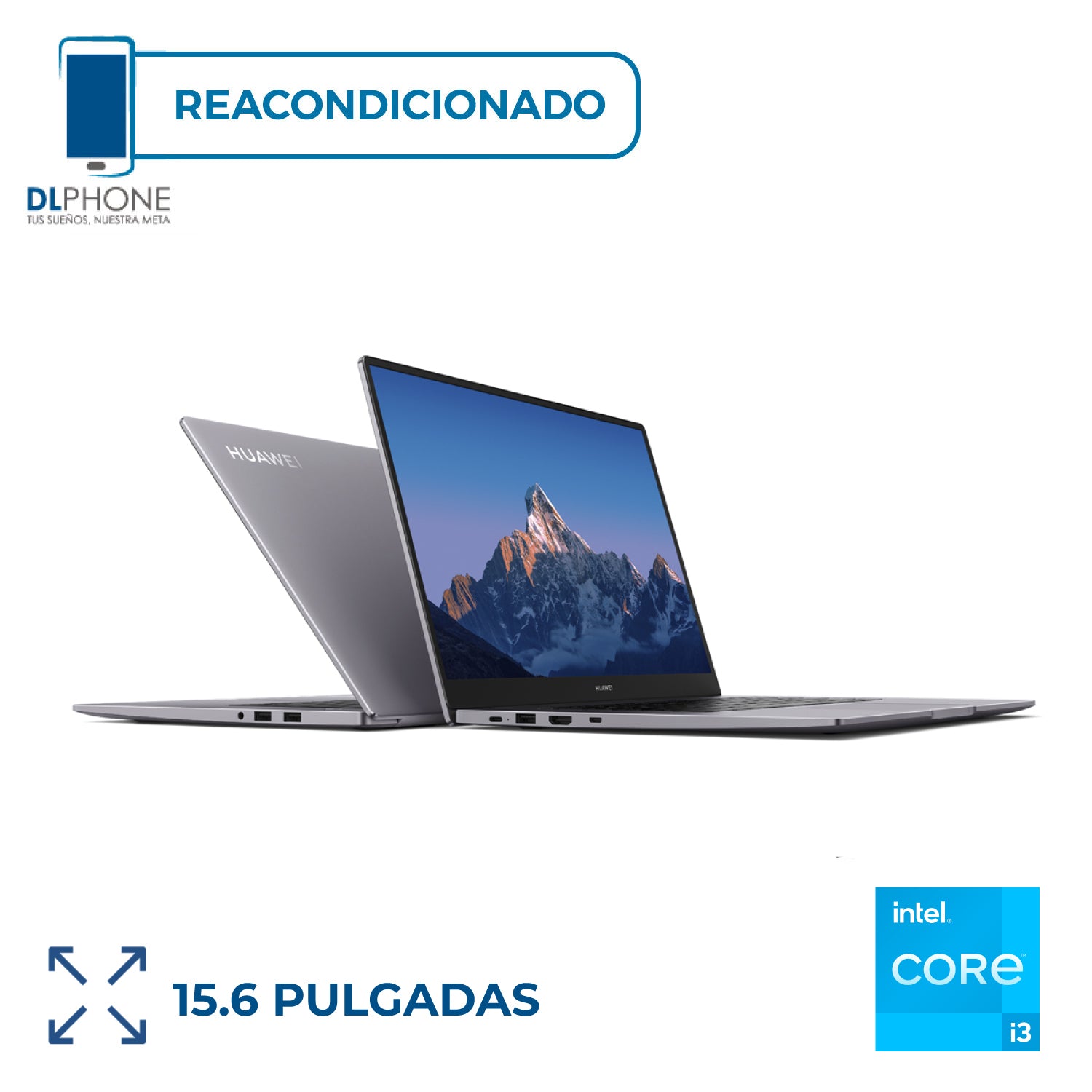 Huawei MateBook B3-420/256GB/8GB ram/Intel i3/11th Gen/Gris Reacondicionado